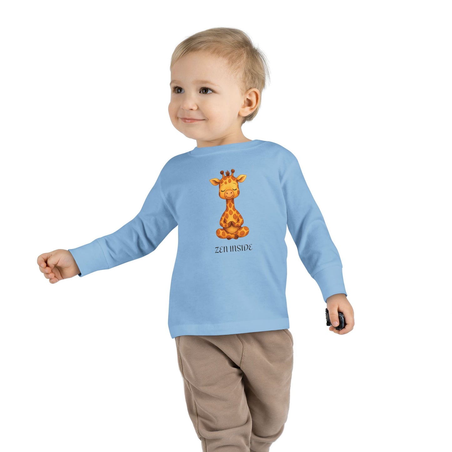 Zen Inside Long Sleeve Tee - GIRAFFE