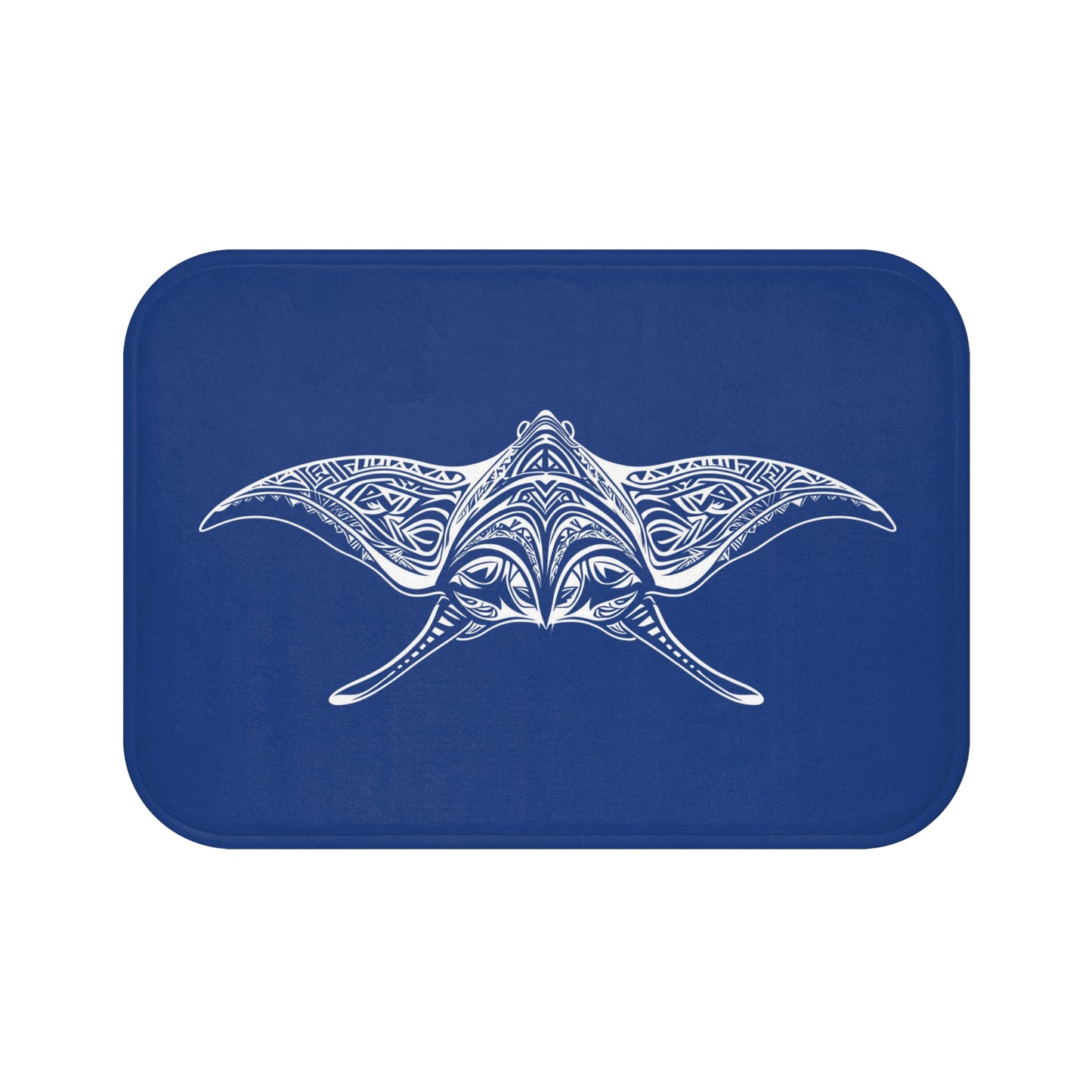Tribal Bath Mat. Ocean Energy, Tribal Style