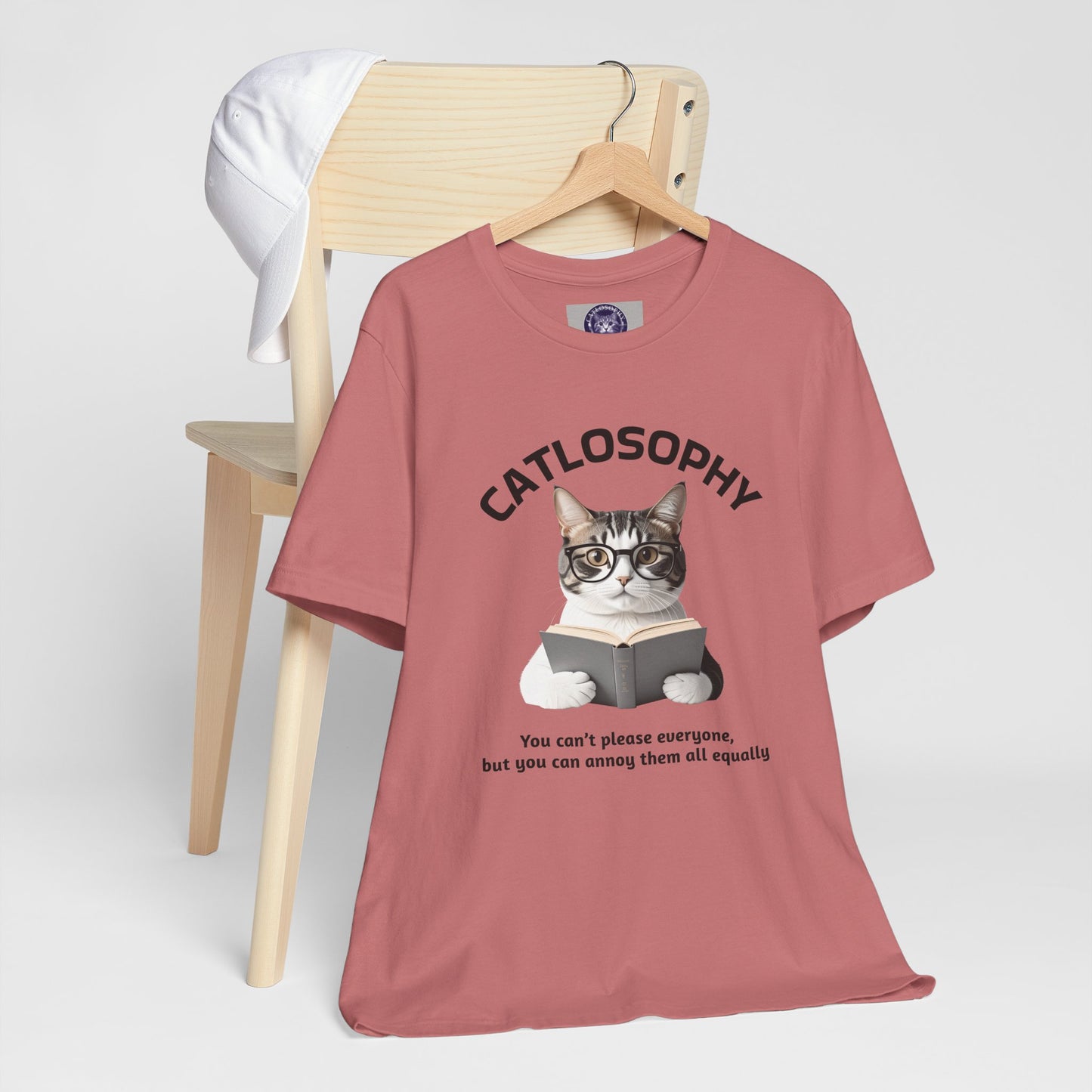 Catlosophy Unisex Jersey Short Sleeve Tee – "You can't please everyone" Design