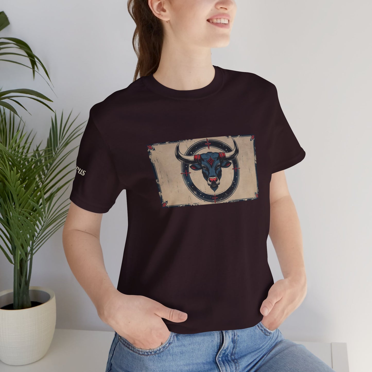 Taurus - Gothic Zodiac T-Shirt. Zodiac in the Shadows