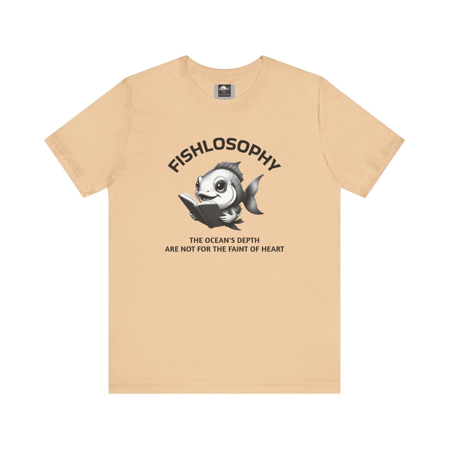 Fishlosophy Unisex Jersey Short Sleeve Tee – The Ocean' depth is not for the faint of heart