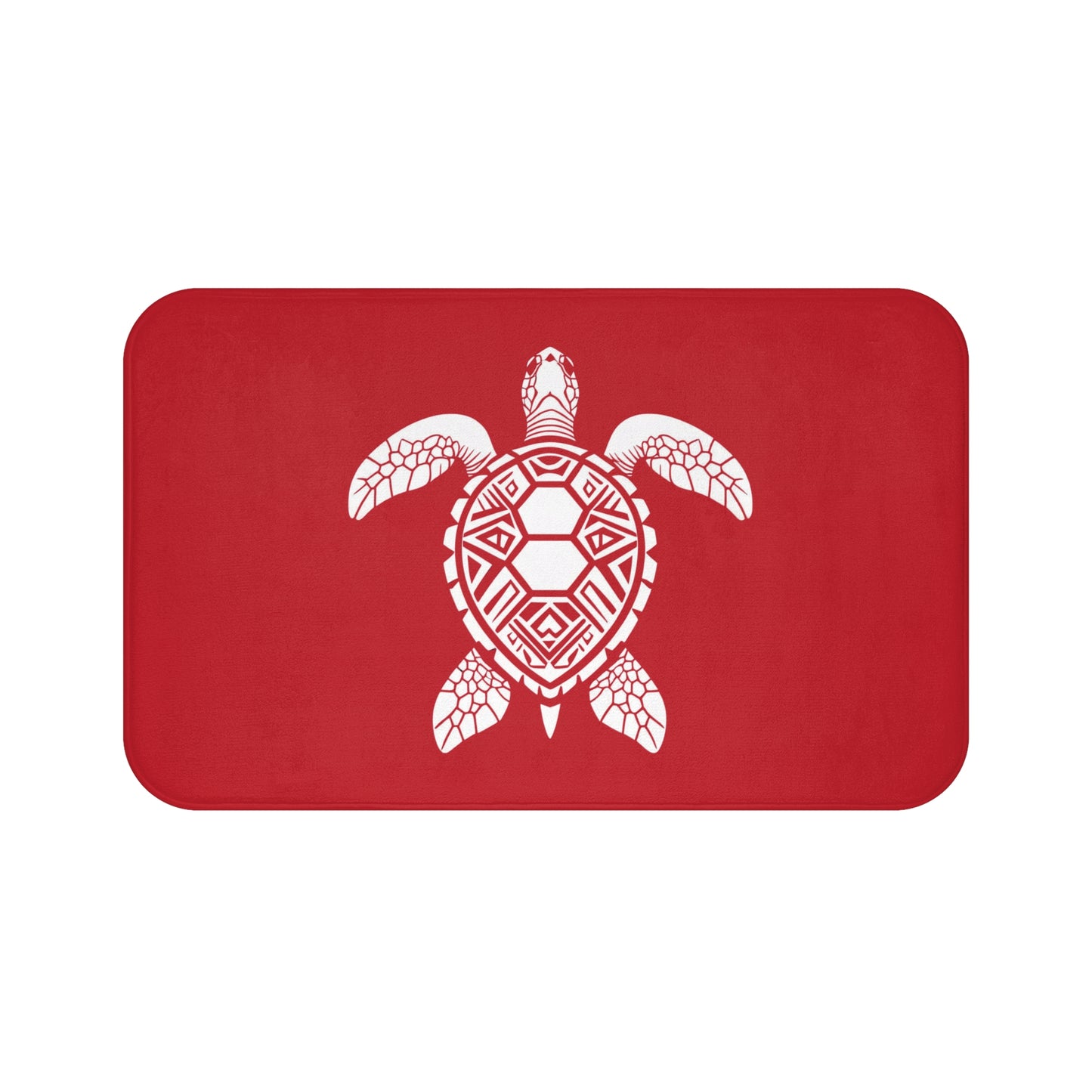 Tribal Bath Mat. Ocean Energy, Tribal Style