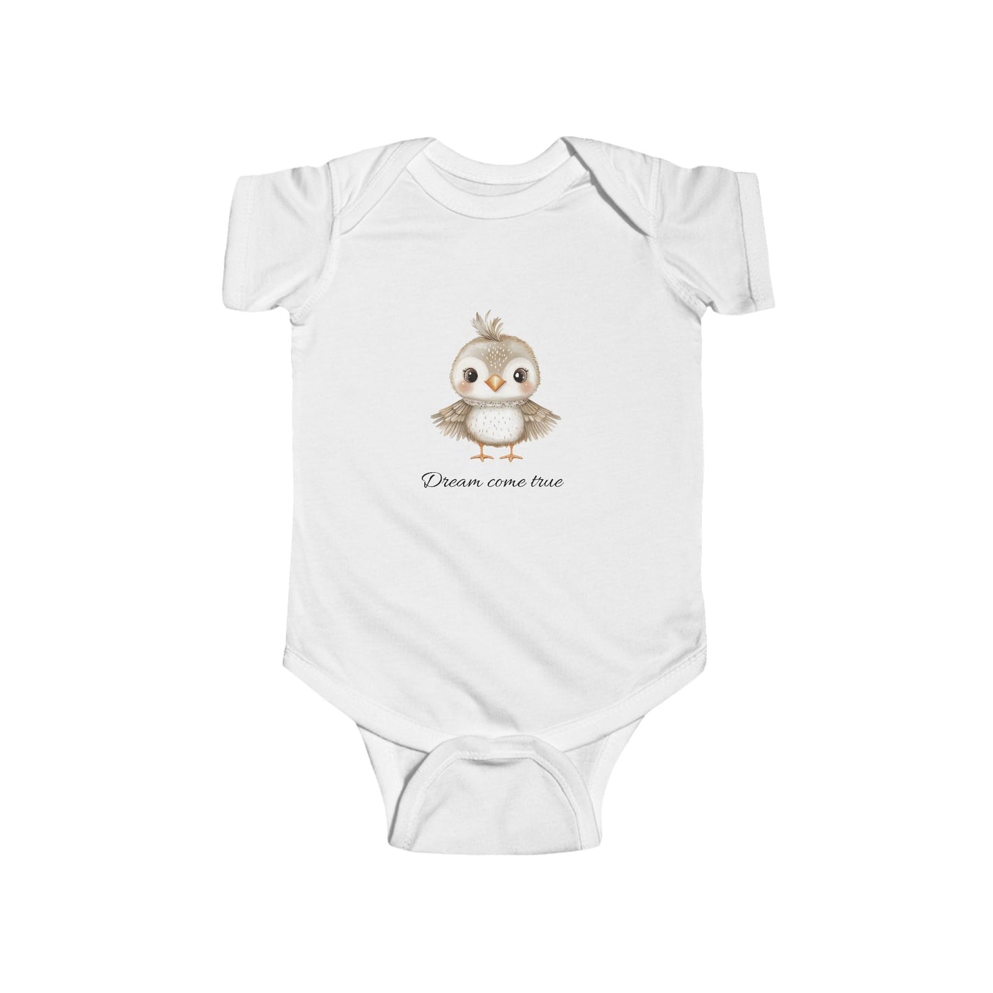 Adorable Baby Bodysuit with Quail Design