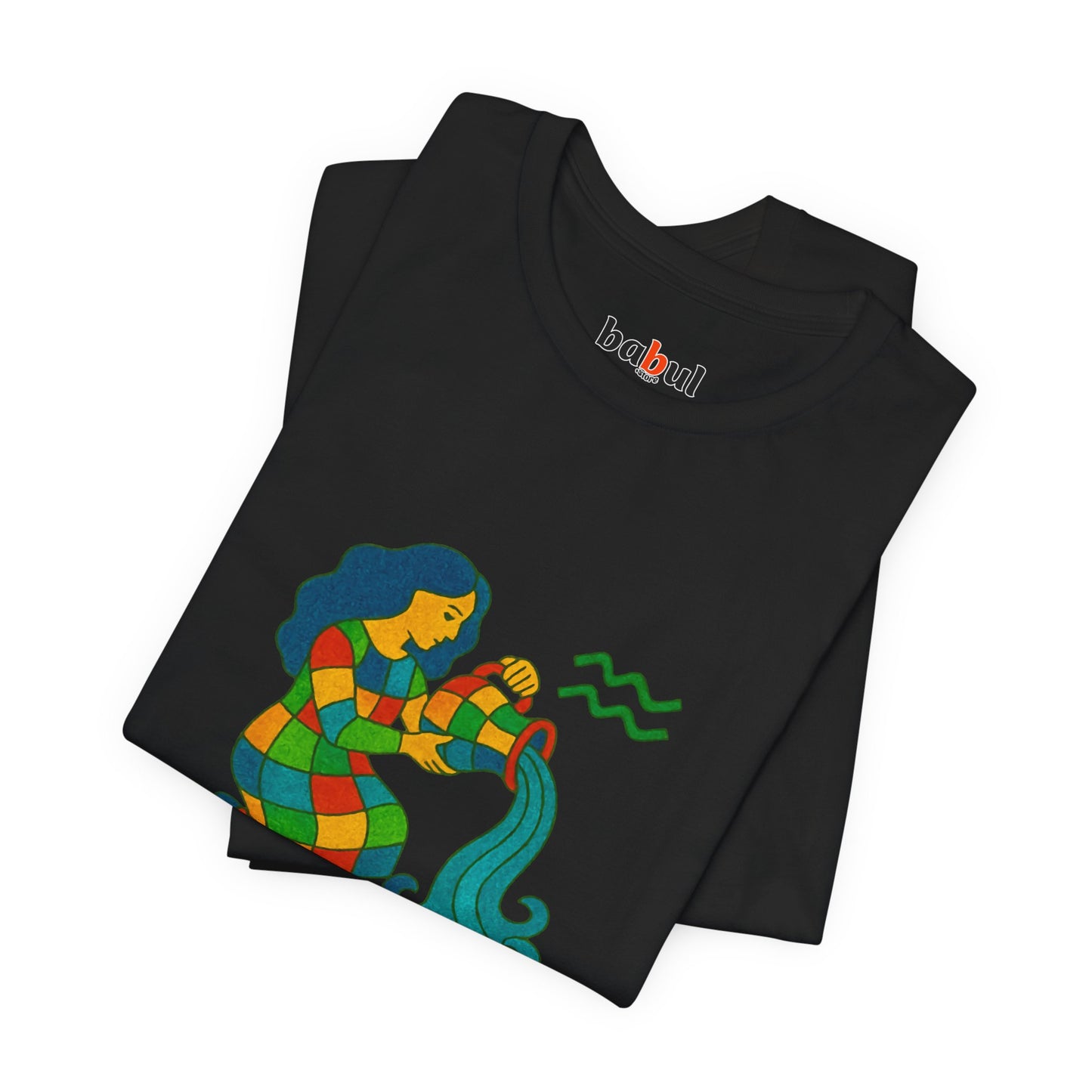 AQUARIUS - T-shirt, The Zodiac Signs According to Saint Phalle