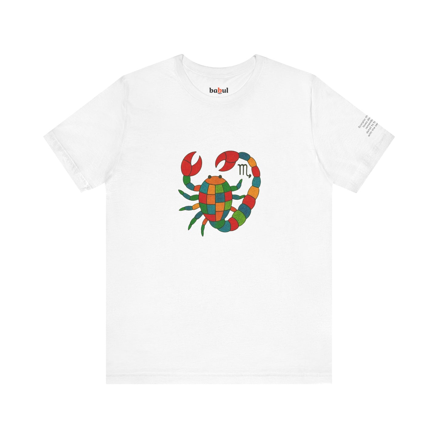 SCORPIO - T-shirt, The Zodiac Signs According to Saint Phalle