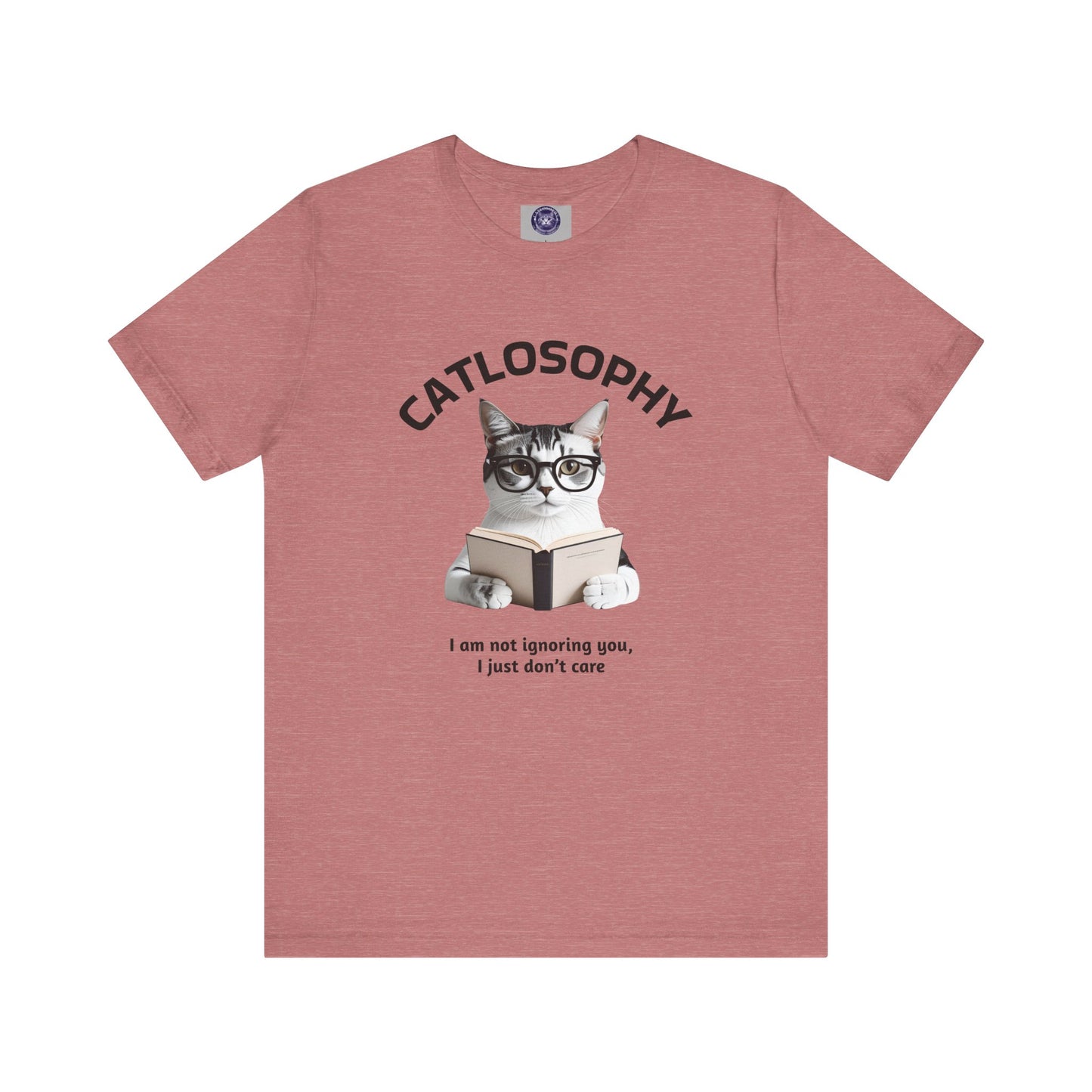 Catlosophy Unisex Jersey Short Sleeve Tee – "I am not ignoring you" Design