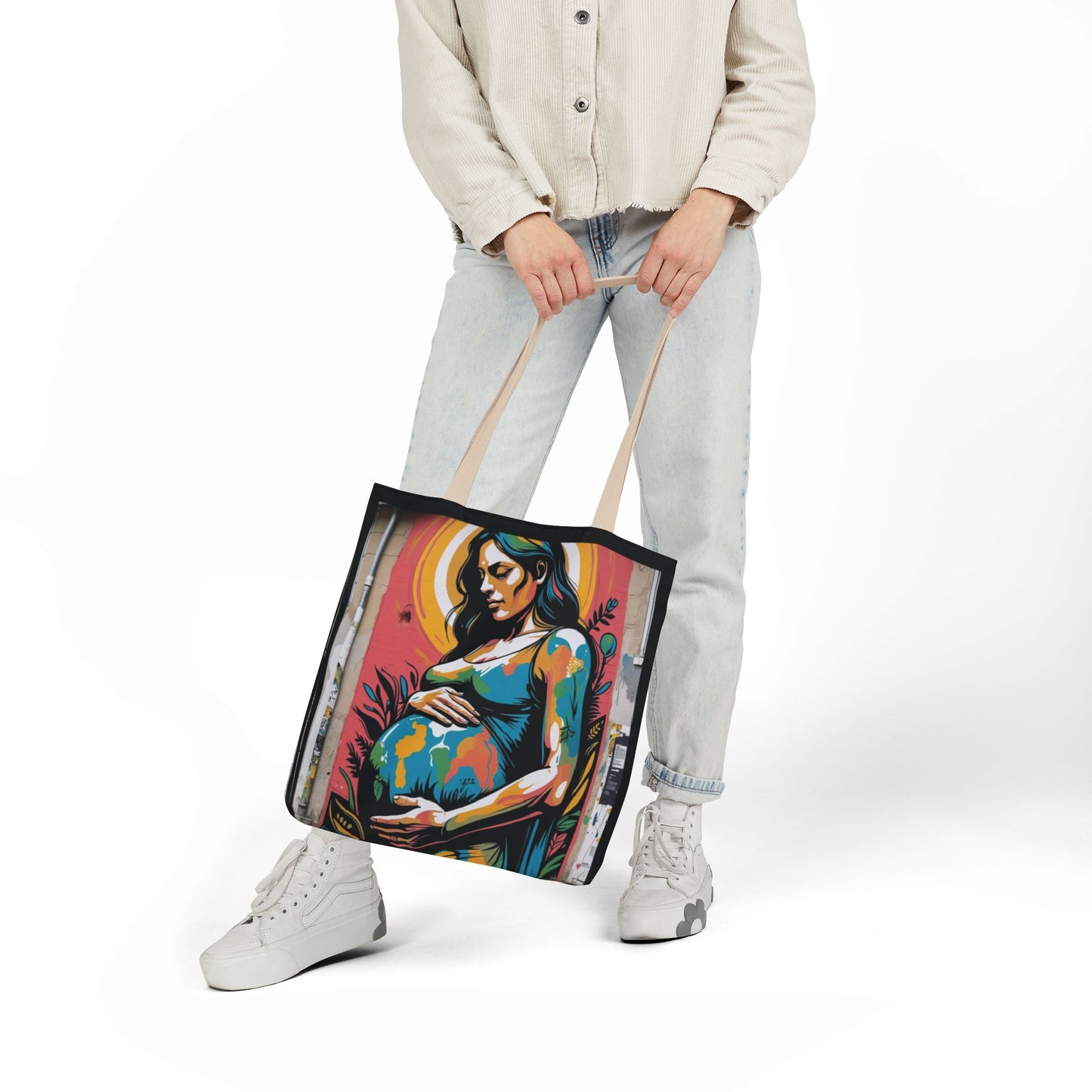 Artistic Surge - Eco-Friendly Canvas Tote Bag - MATERNITY