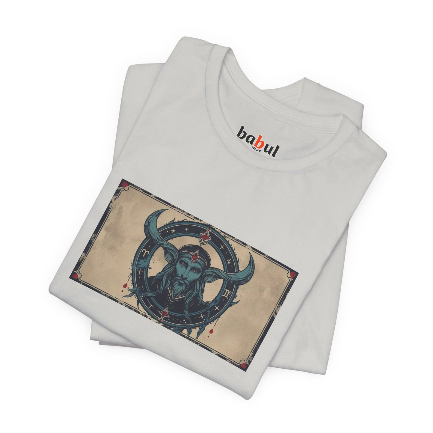 Capricorn - Gothic Zodiac T-Shirt. Zodiac in the Shadows