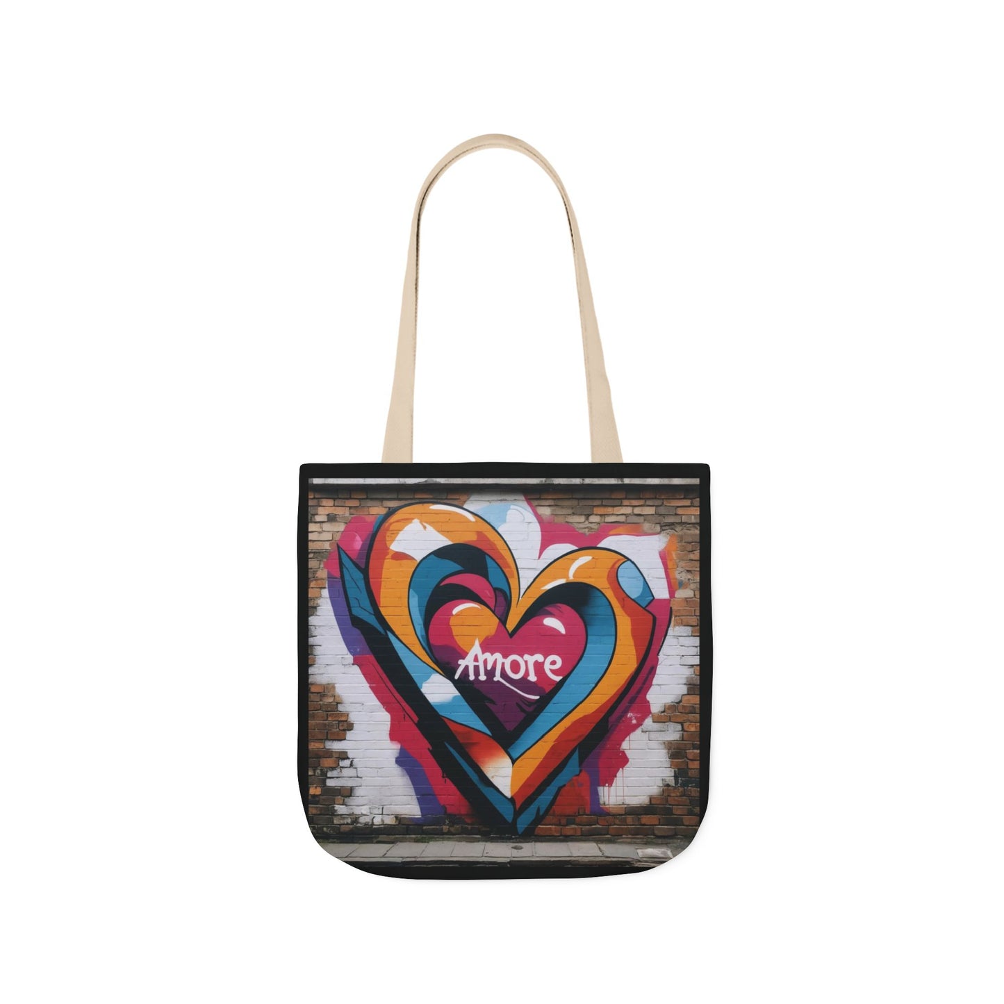 Artistic Surge - Eco-Friendly Canvas Tote Bag - HEART