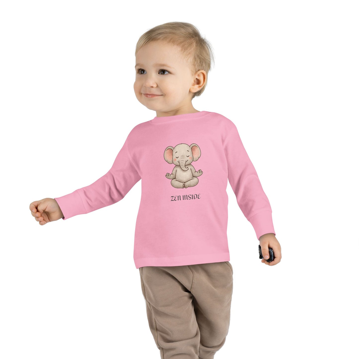 Zen Inside Long Sleeve Tee - ELEPHANT