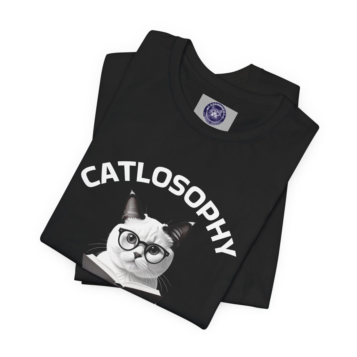 Catlosophy Unisex Jersey Short Sleeve Tee – "The Key to Life" Design