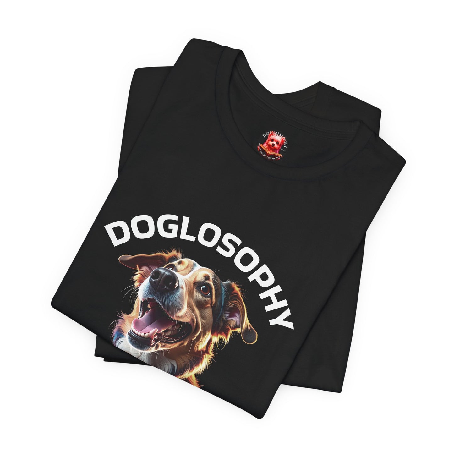 Doglosophy Unisex Jersey Short Sleeve Tee – "Dog Remind Us" Design