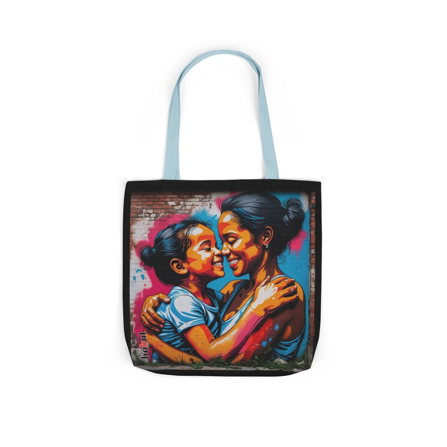 Artistic Surge - Eco-Friendly Canvas Tote Bag - SMILING HUG