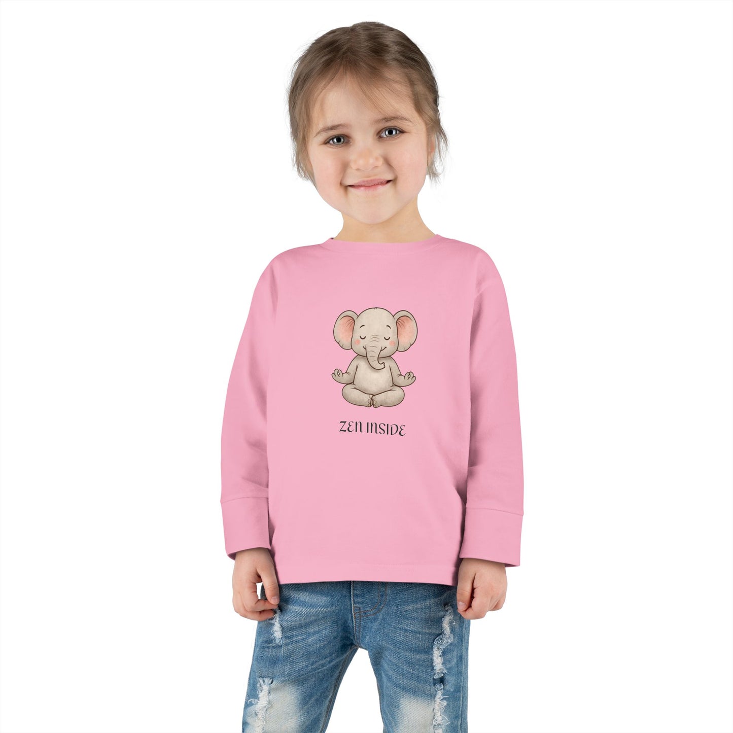 Zen Inside Long Sleeve Tee - ELEPHANT