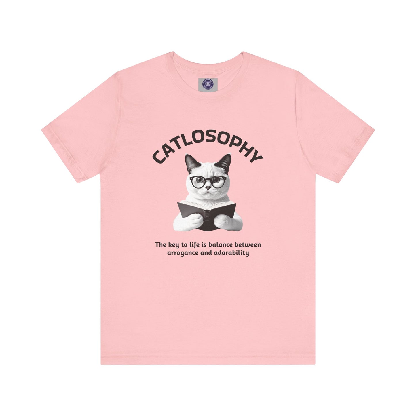 Catlosophy Unisex Jersey Short Sleeve Tee – "The Key to Life" Design