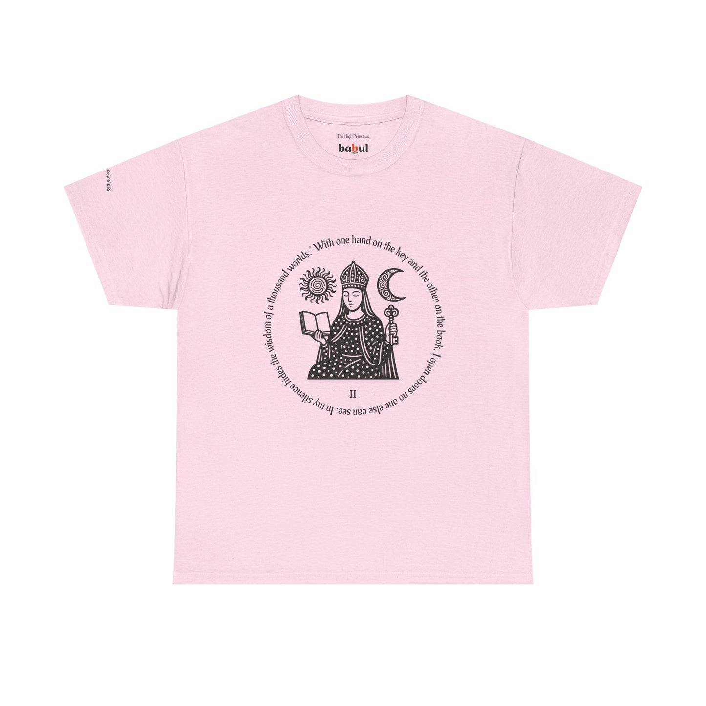 The High Priestess - ArcanaPop T-Shirt – Where Tarot Magic Meets Pop Art