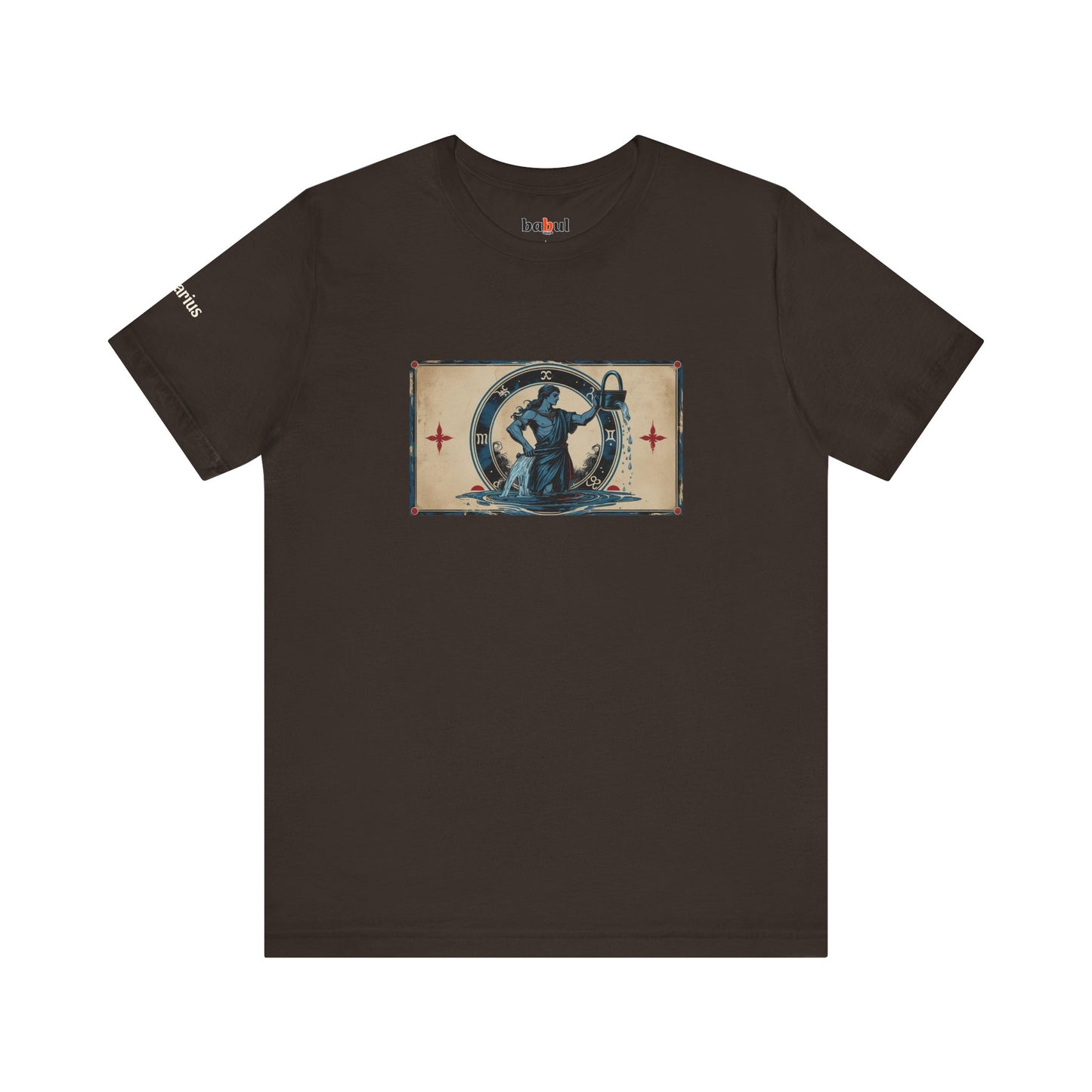 Aquarius - Gothic Zodiac T-Shirt. Zodiac in the Shadows