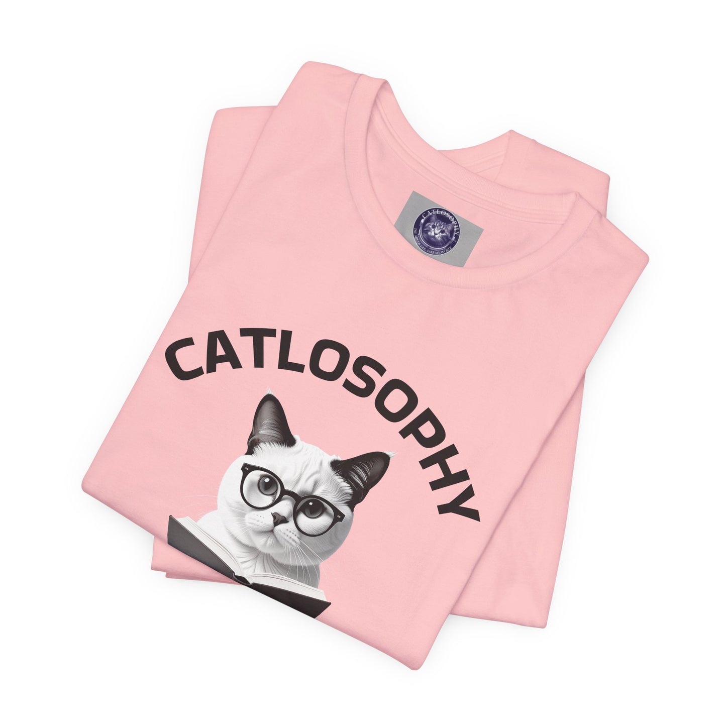 Catlosophy Unisex Jersey Short Sleeve Tee – "The Key to Life" Design