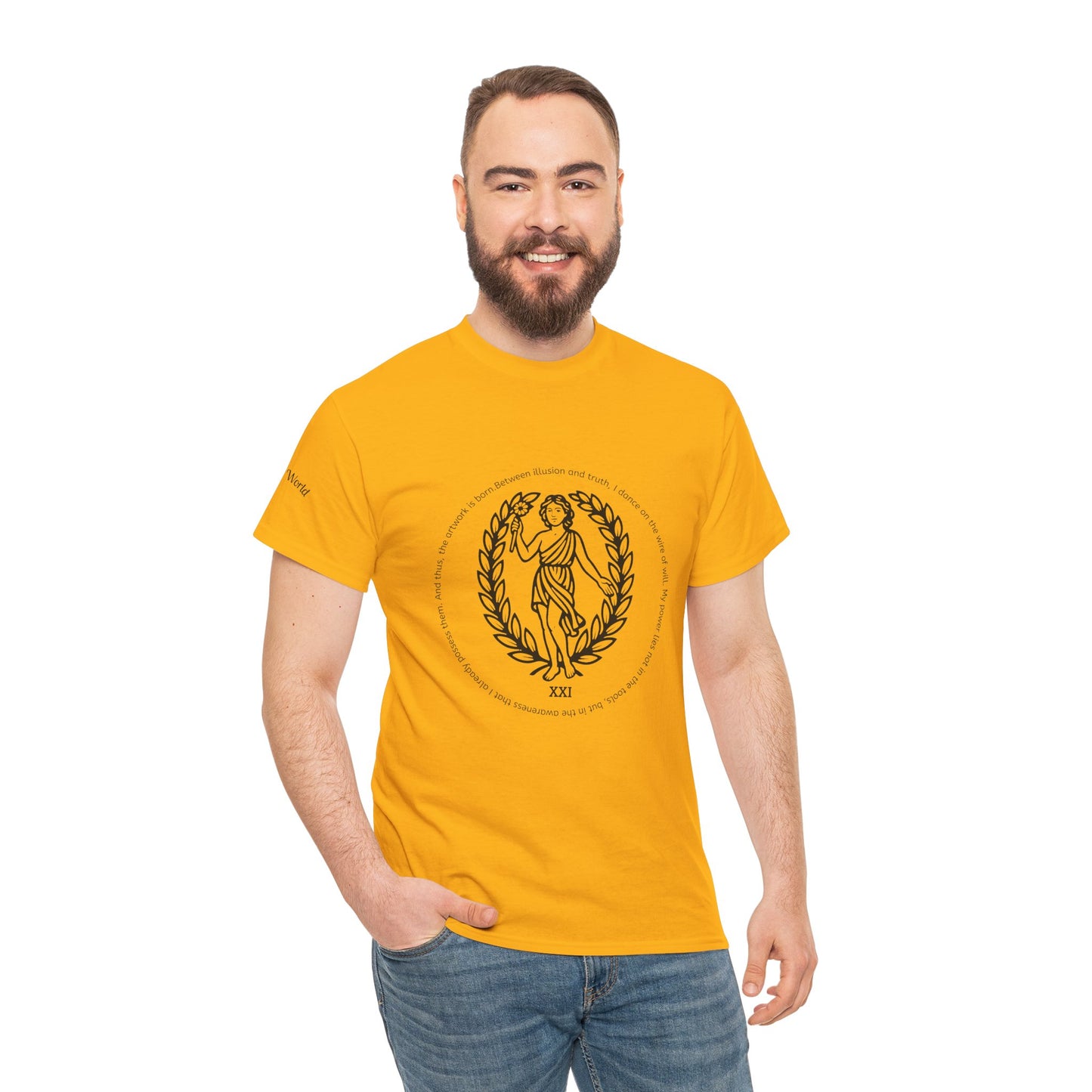 The World - ArcanaPop T-Shirt – Where Tarot Magic Meets Pop Art