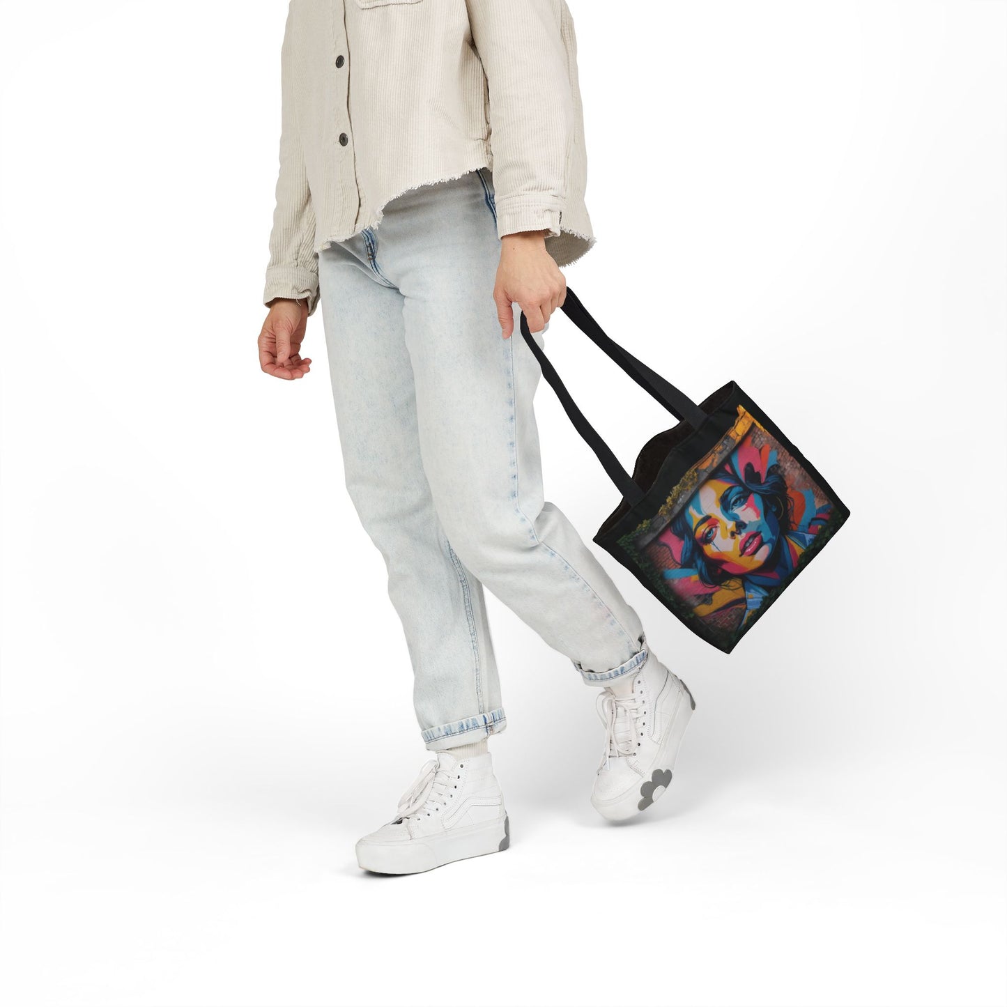 Artistic Surge - Eco-Friendly Canvas Tote Bag - FEMALE FACE
