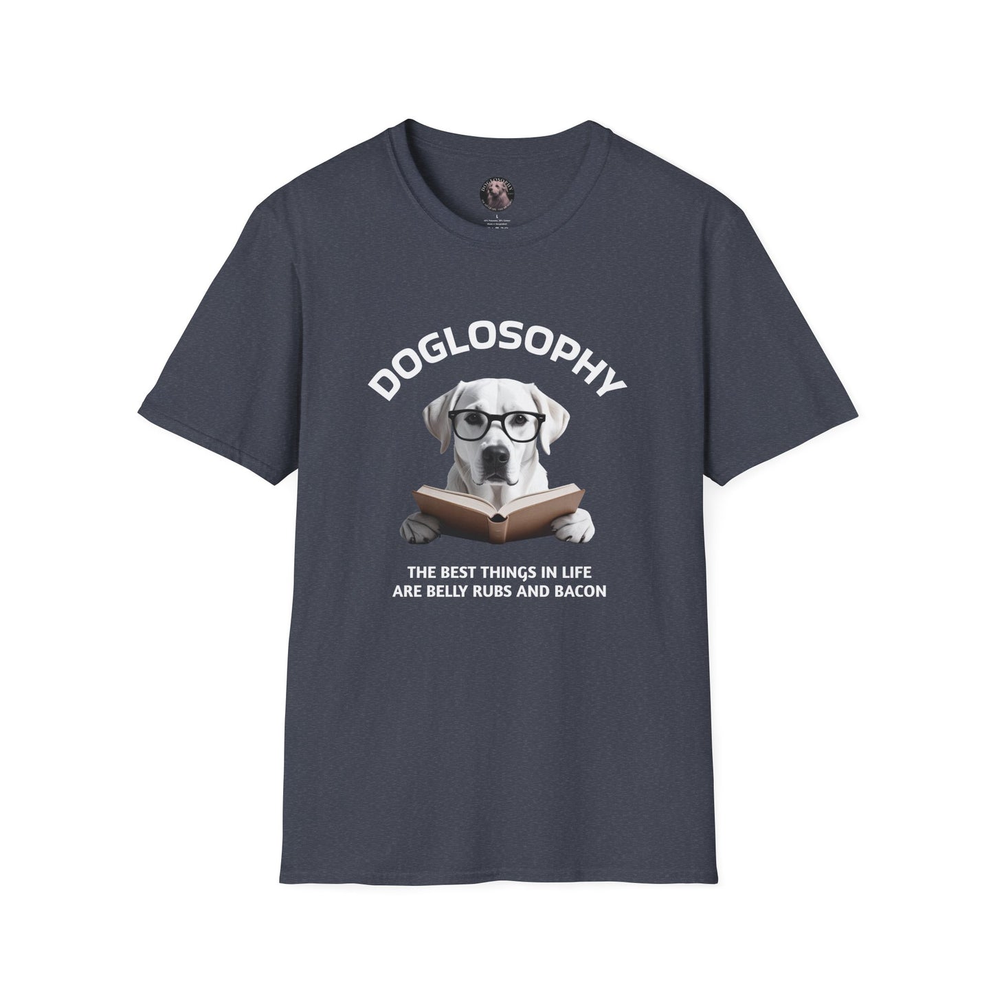 Doglosophy Unisex Softstyle T-Shirt - "The Best Things in Life" Design