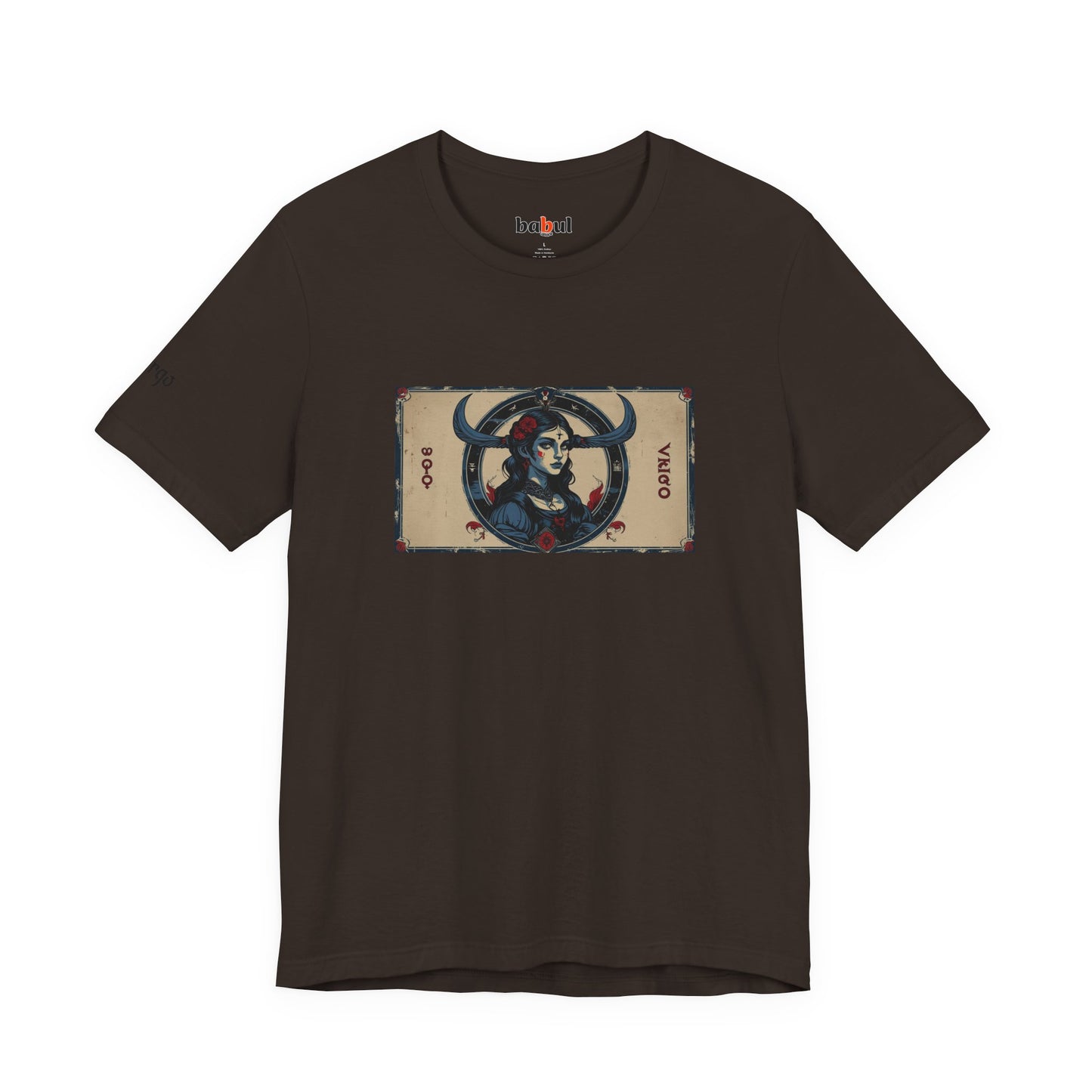 Virgo - Gothic Zodiac T-Shirt. Zodiac in the Shadows