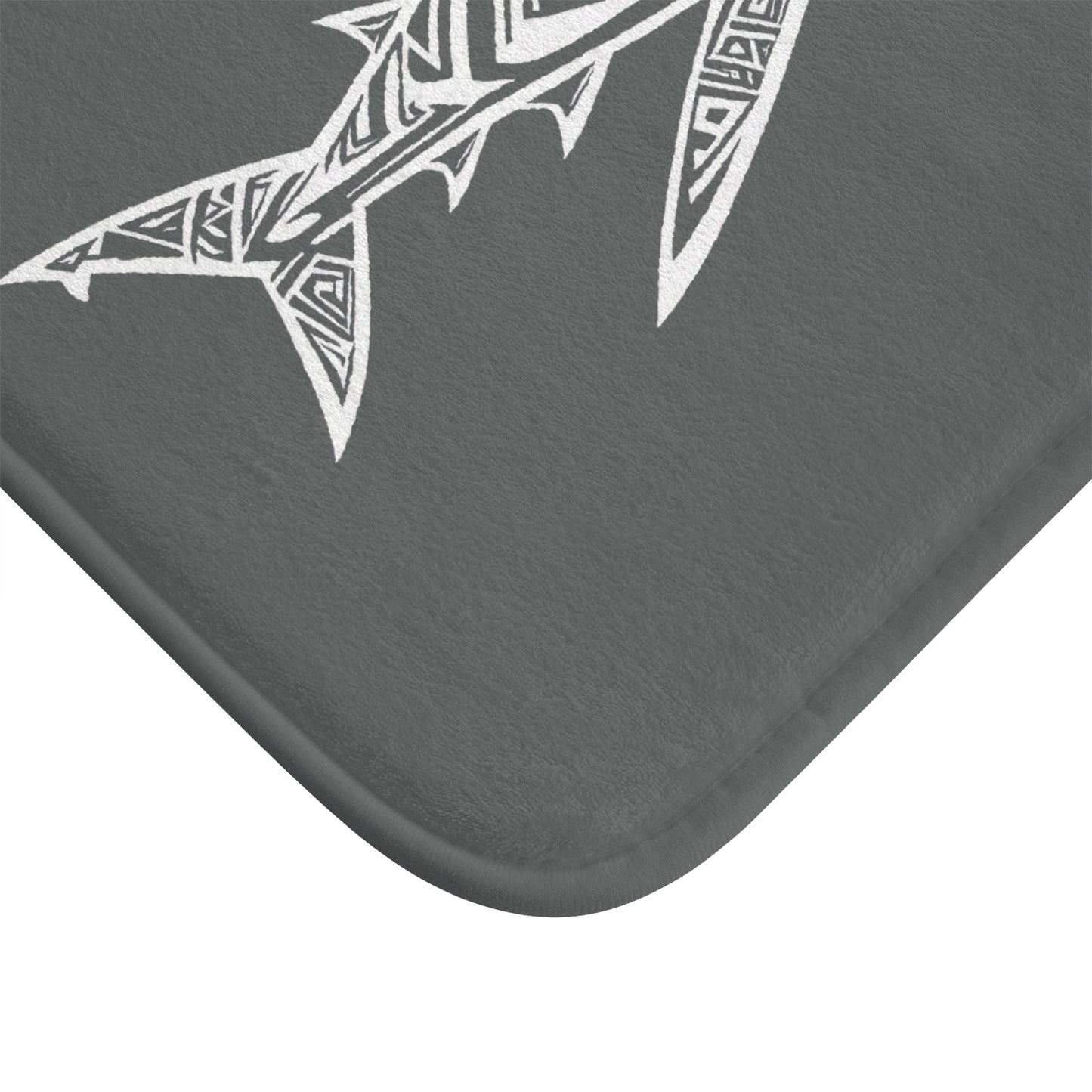 Tribal Bath Mat. Ocean Energy, Tribal Style