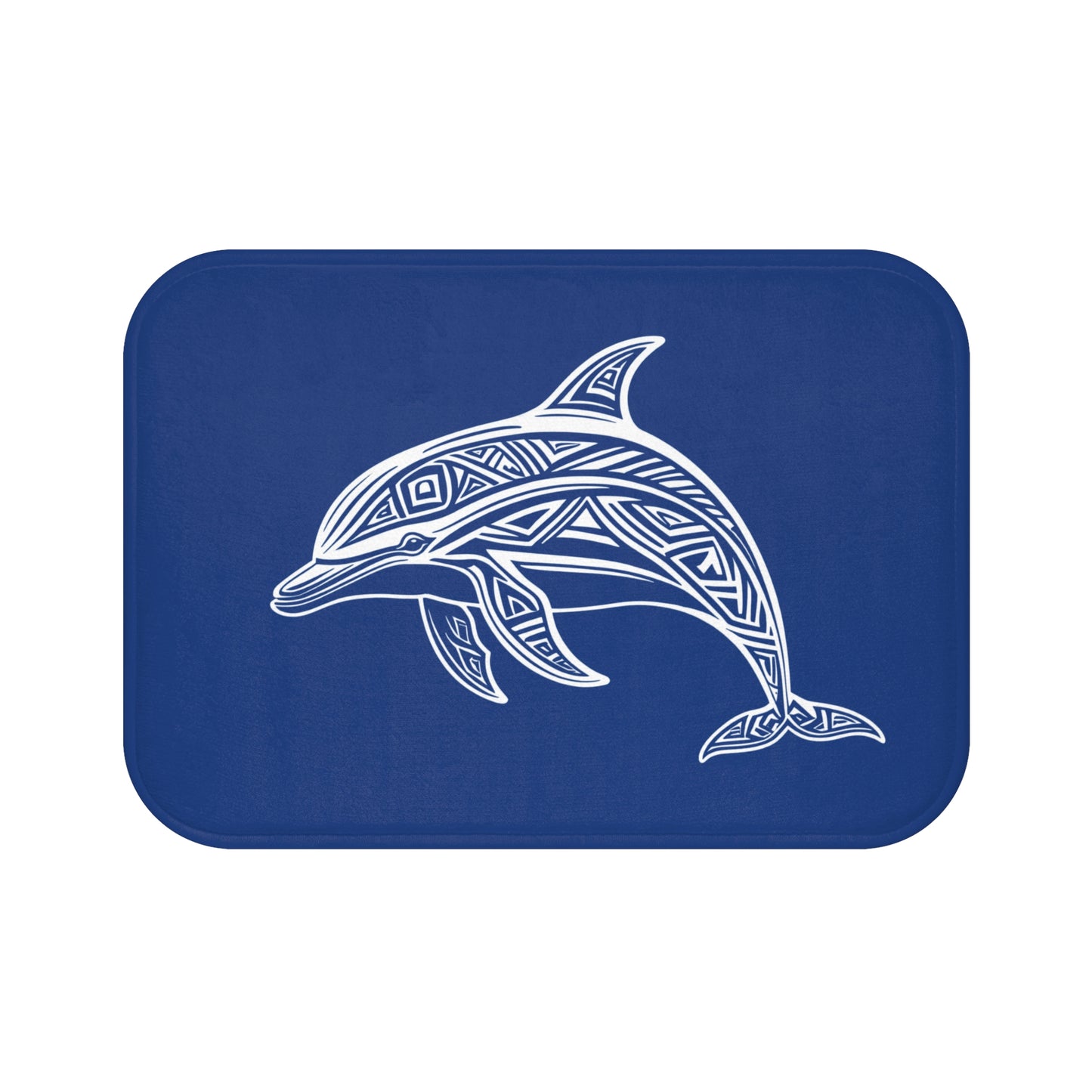 Tribal Bath Mat. Ocean Energy, Tribal Style