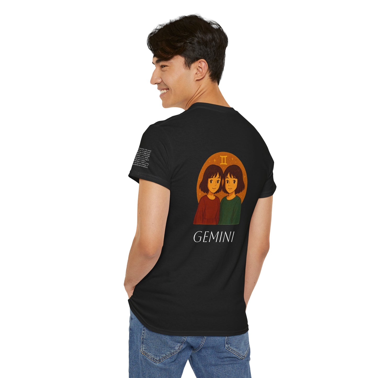 GEMINI - Dreamy Zodiac T-Shirts – The Magic of the Stars in Ghibli Style