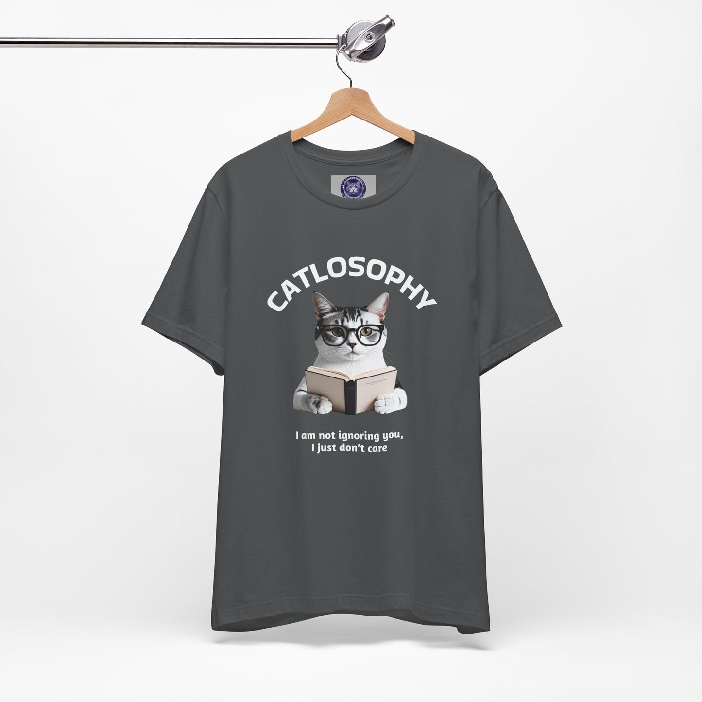 Catlosophy Unisex Jersey Short Sleeve Tee – "I am not ignoring you" Design