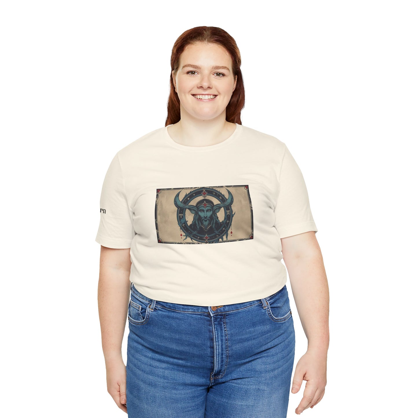 Capricorn - Gothic Zodiac T-Shirt. Zodiac in the Shadows