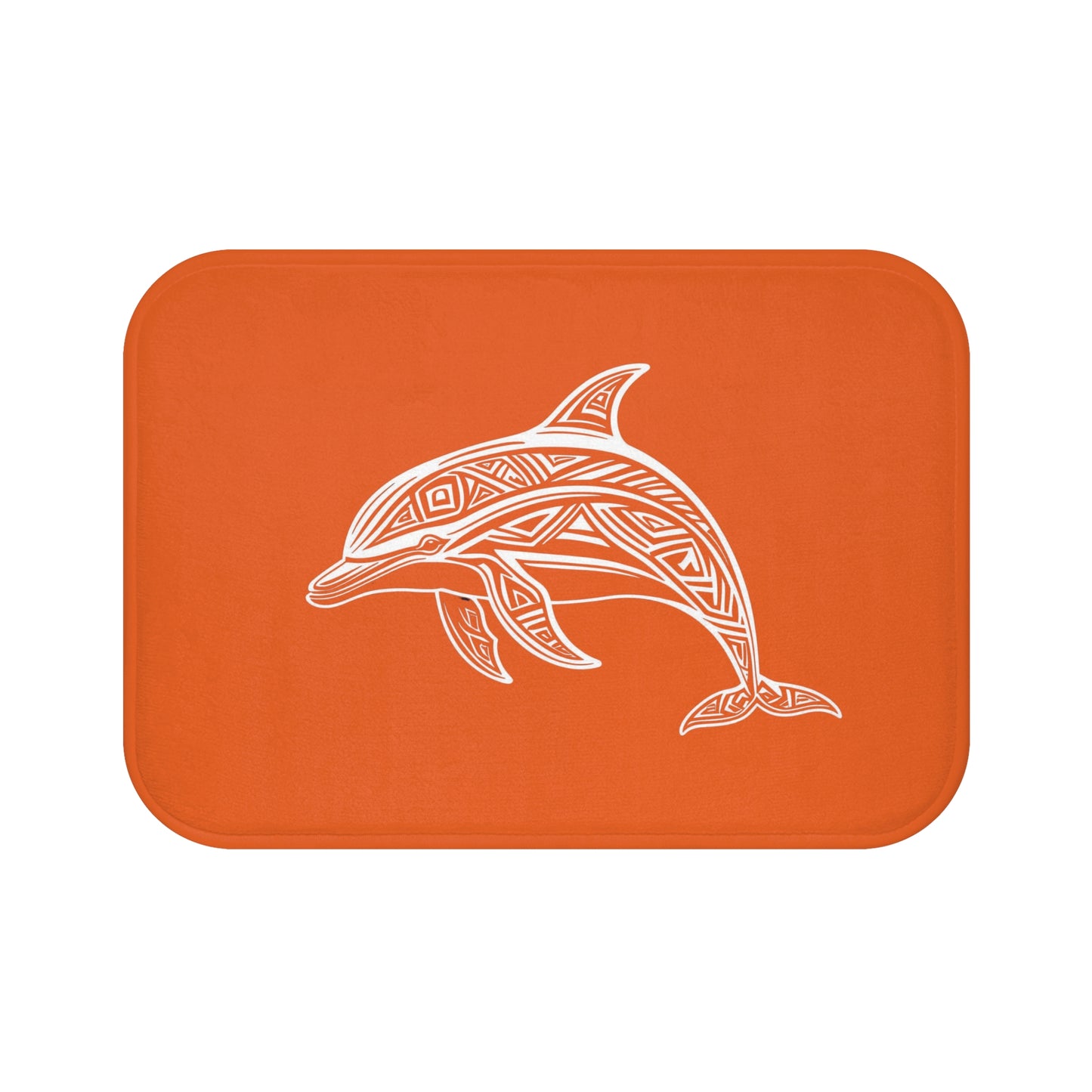 Tribal Bath Mat. Ocean Energy, Tribal Style