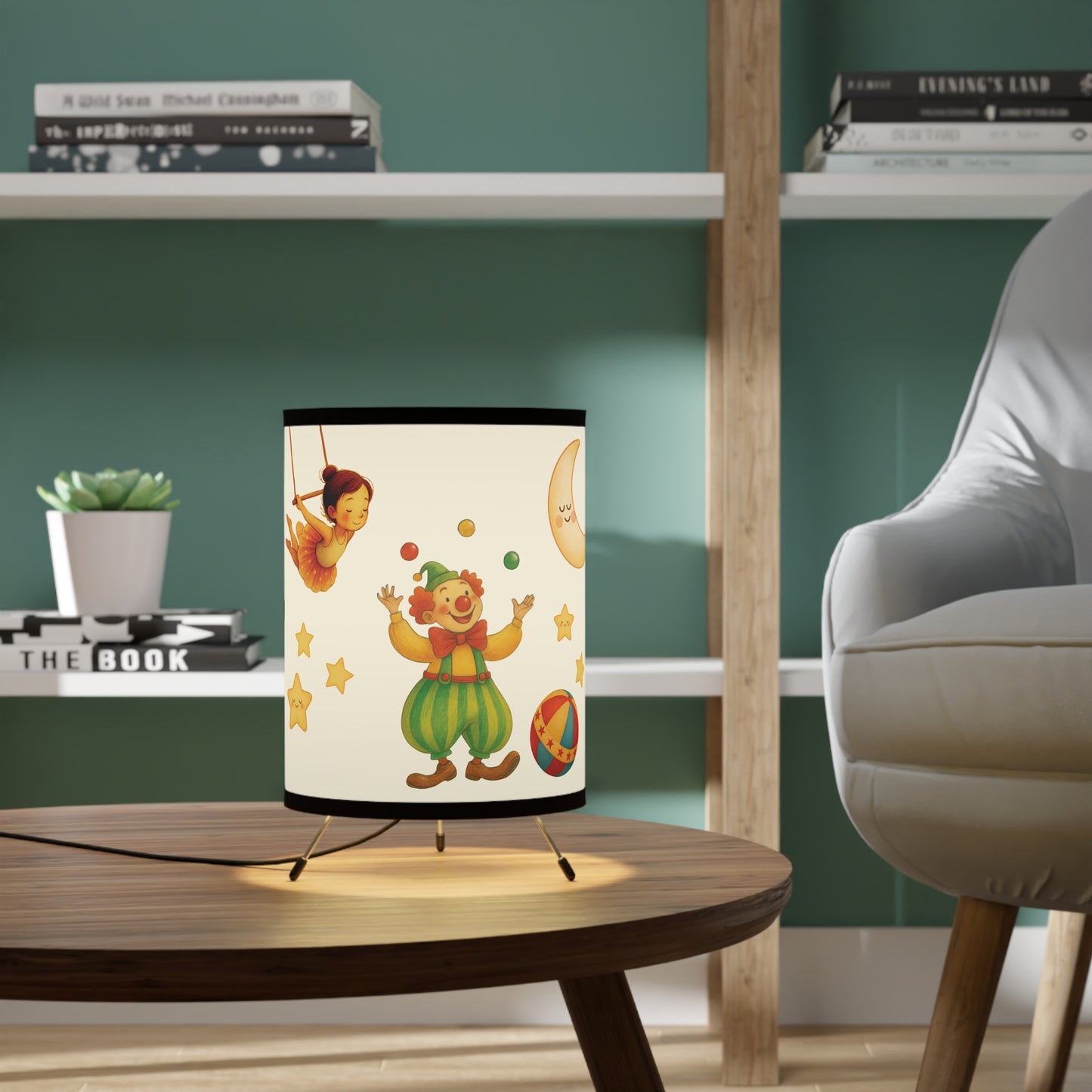ENCHANTED LIGHTS. Dream Worlds in Your Room. Calming Tripod Lamp. CIRCUS