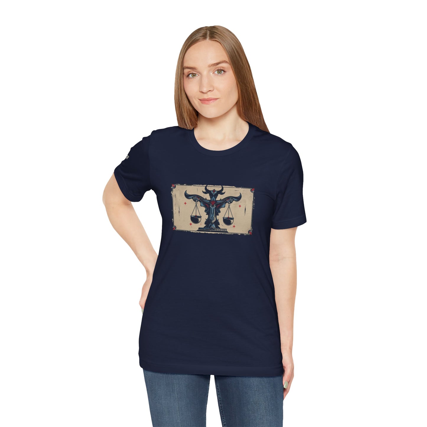 Libra - Gothic Zodiac T-Shirt. Zodiac in the Shadows