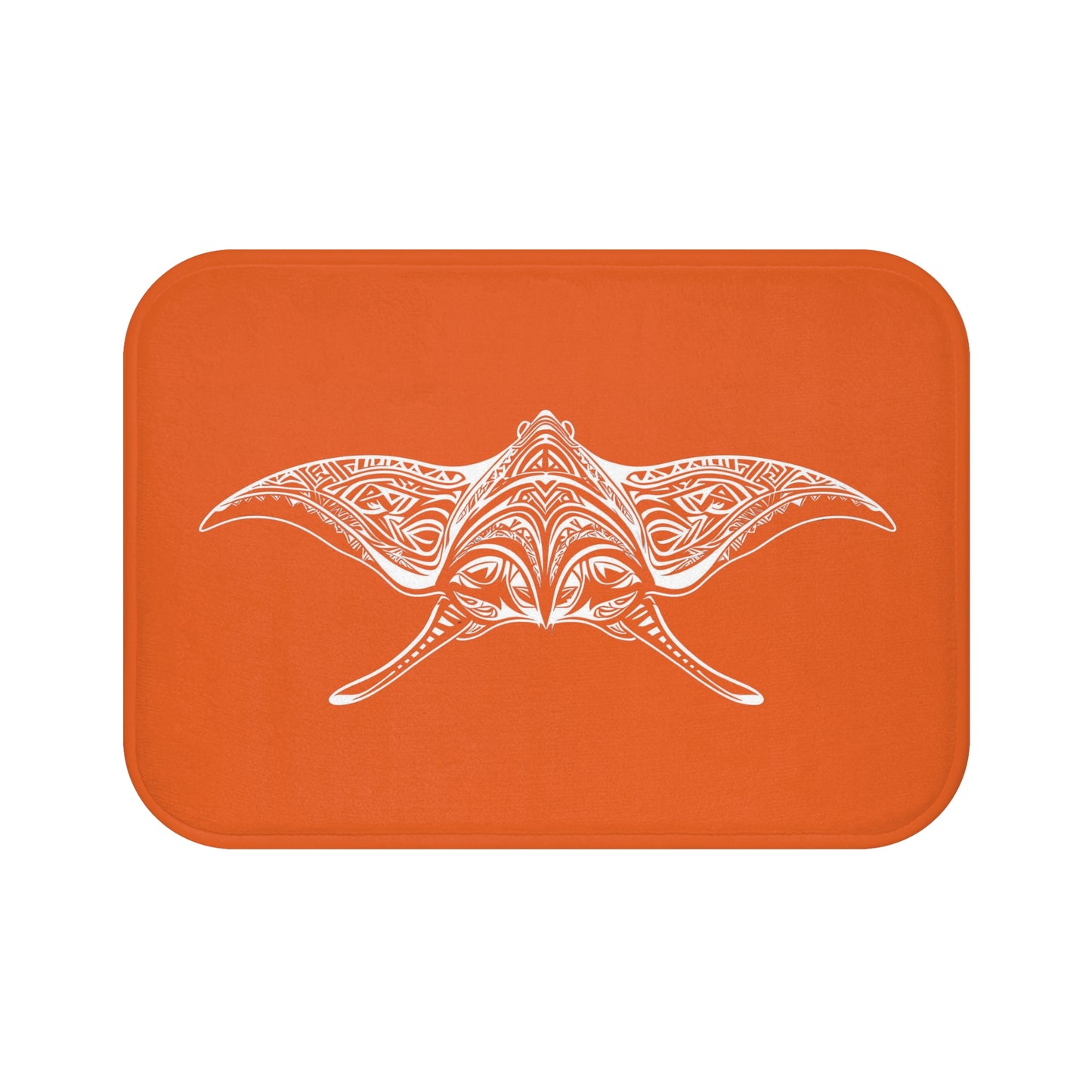 Tribal Bath Mat. Ocean Energy, Tribal Style