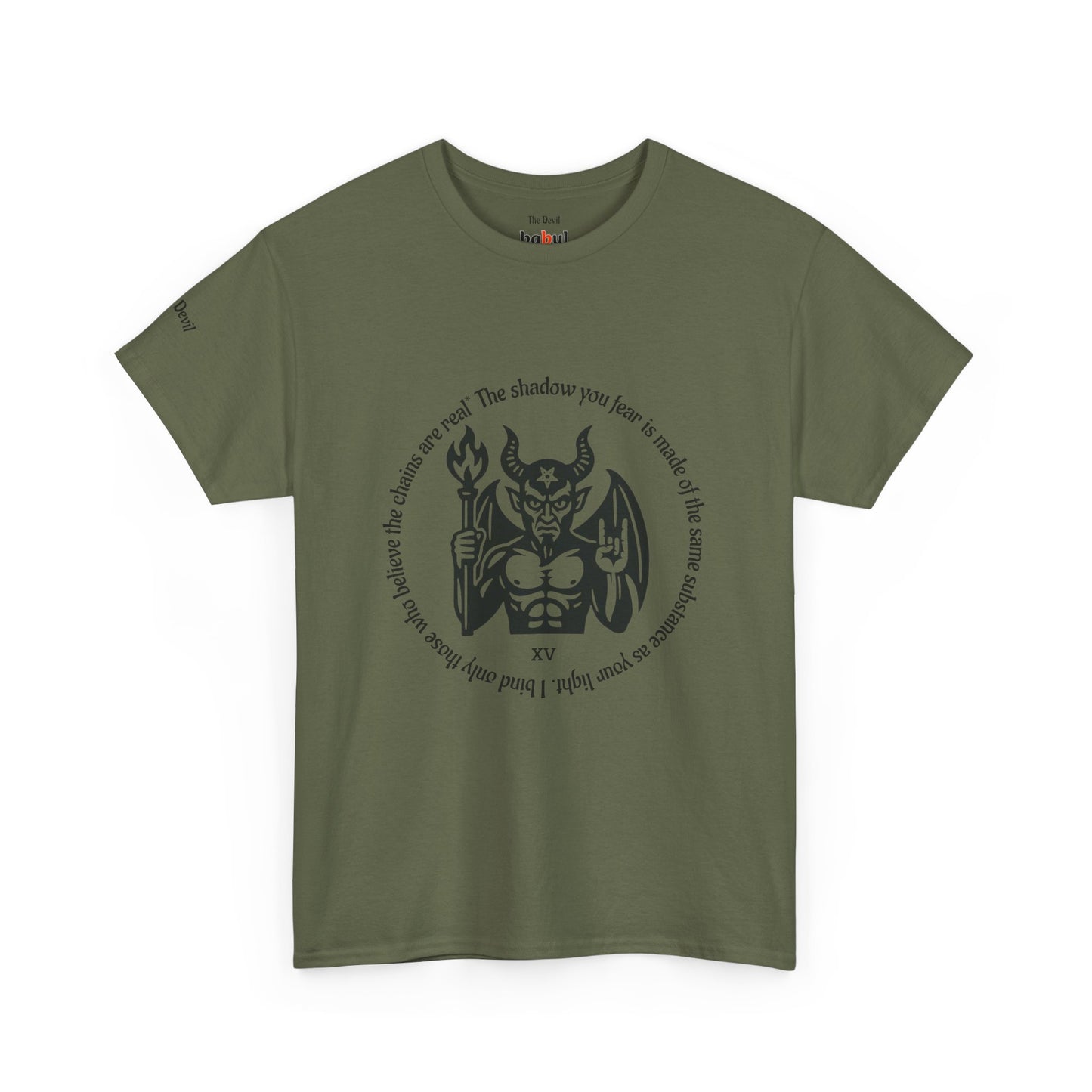 The Devil - ArcanaPop T-Shirt – Where Tarot Magic Meets Pop Art