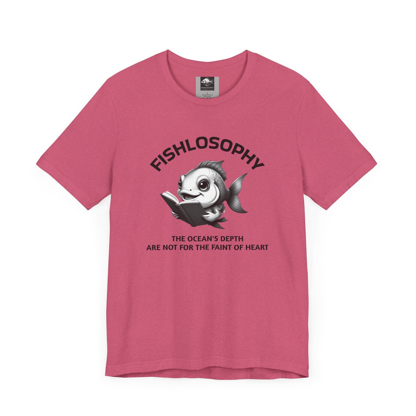 Fishlosophy Unisex Jersey Short Sleeve Tee – The Ocean' depth is not for the faint of heart
