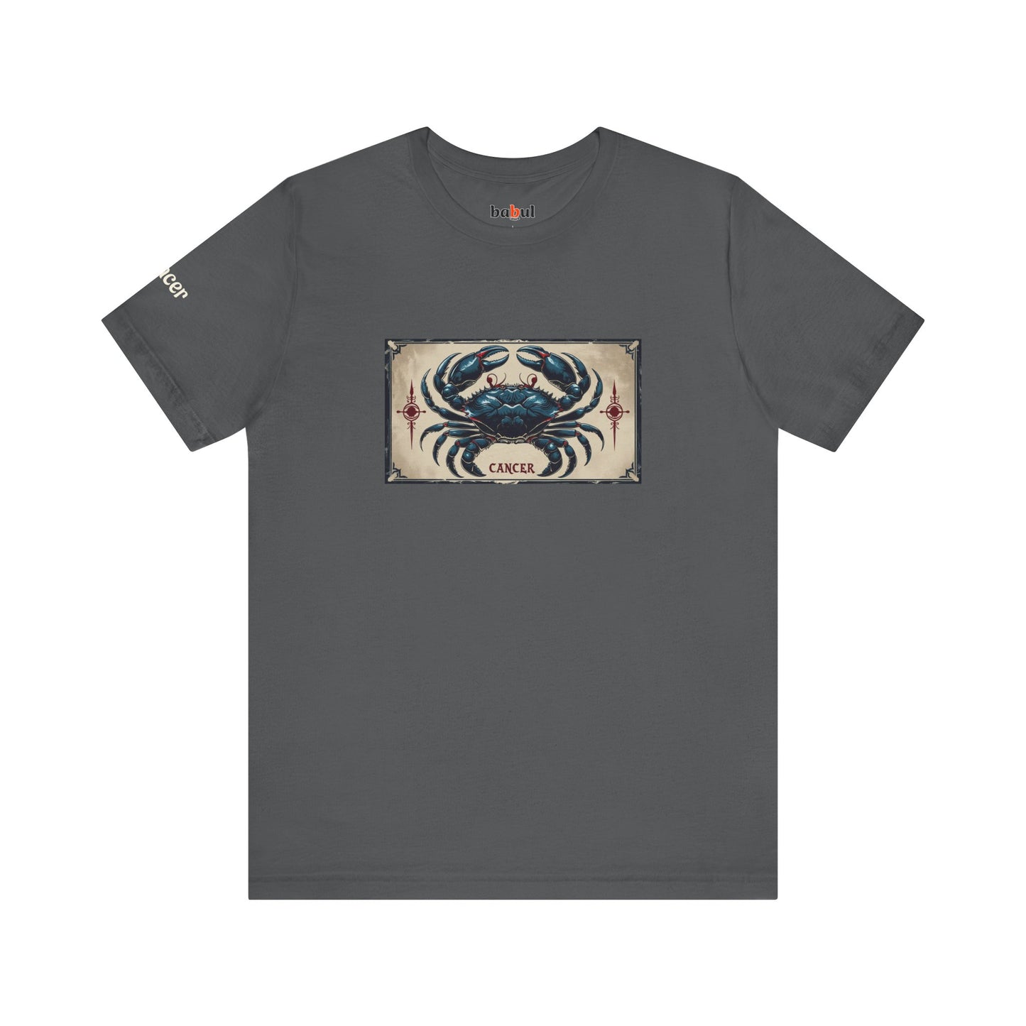 Cancer - Gothic Zodiac T-Shirt. Zodiac in the Shadows