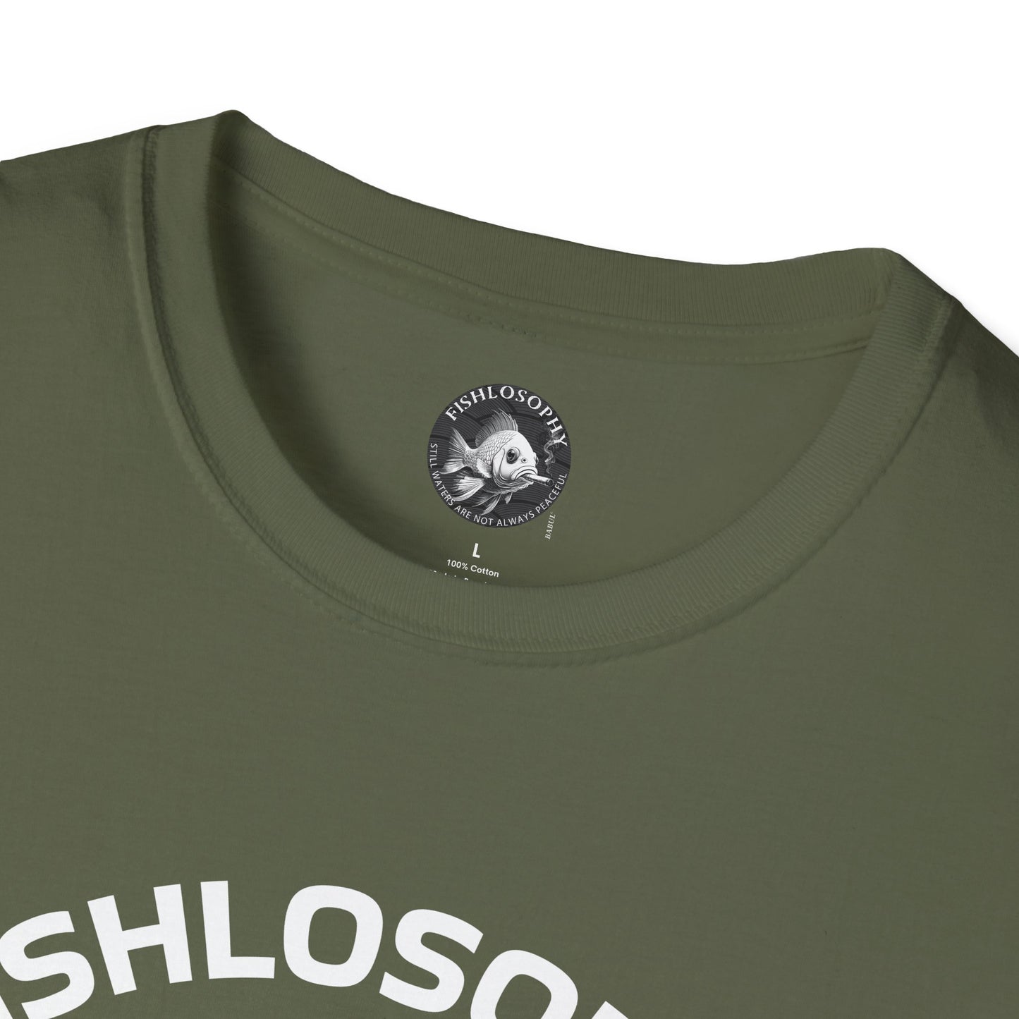 Fishlosophy Unisex T-Shirt - Ocean Vibes and Life's Questions Design - PEARLS OF WISDOM FROM THE FISH WORLD