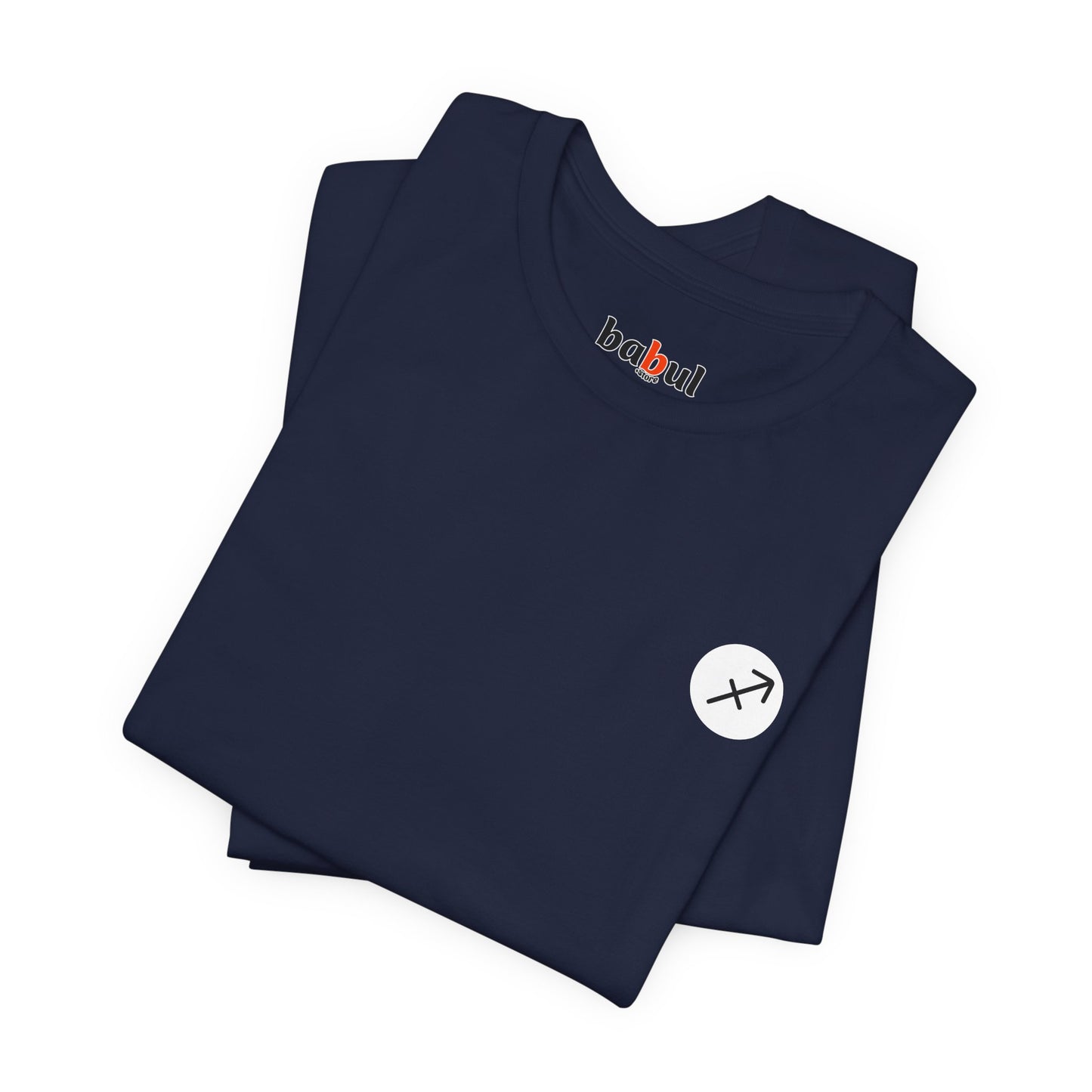 Sagittarius - Gothic Zodiac T-Shirt. Blue graphic on the back. Zodiac in the Shadows