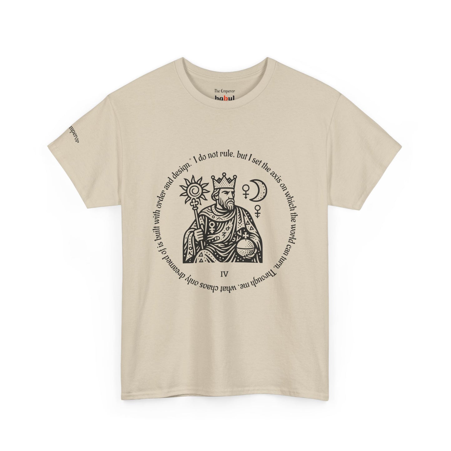 The Emperor - ArcanaPop T-Shirt – Where Tarot Magic Meets Pop Art