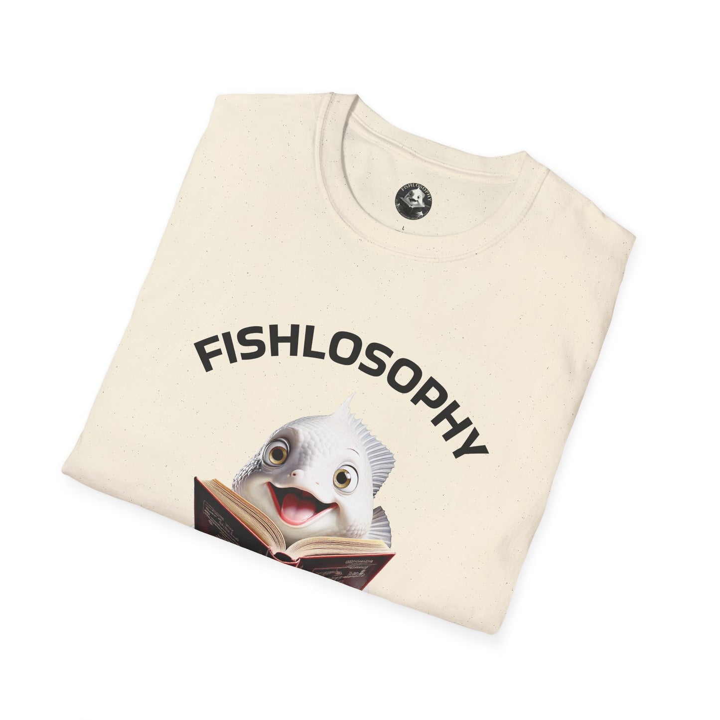 Fishlosophy Unisex T-Shirt - Ocean Vibes and Life's Questions Design - PEARLS OF WISDOM FROM THE FISH WORLD