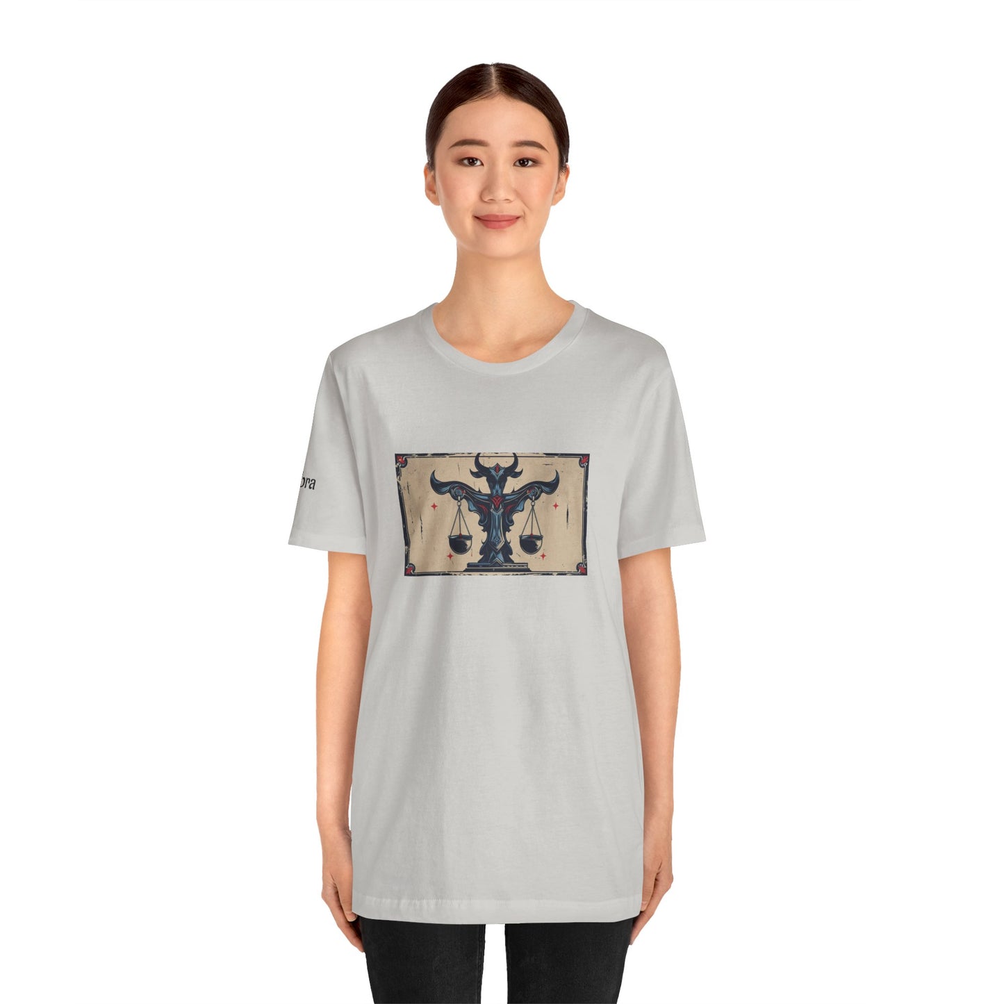 Libra - Gothic Zodiac T-Shirt. Zodiac in the Shadows