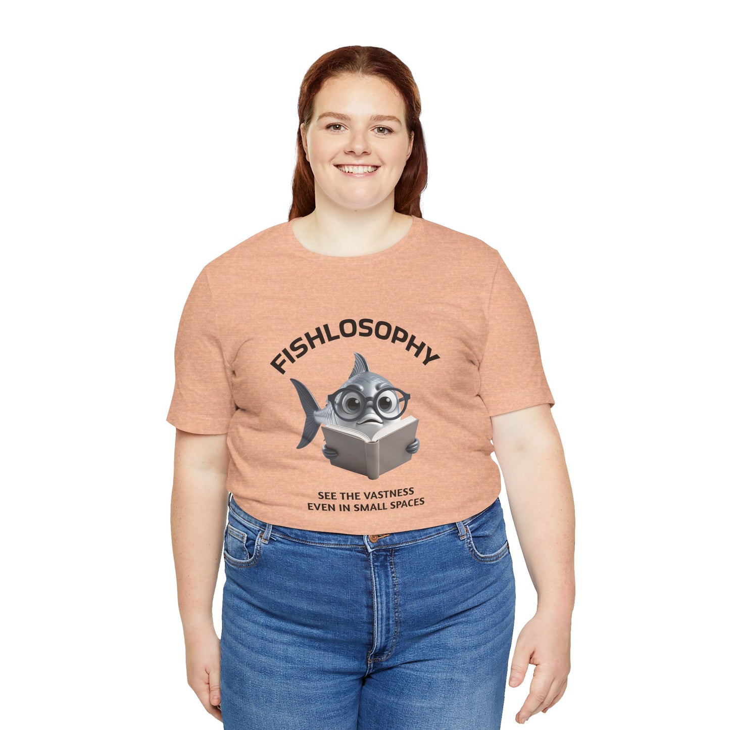 Fishlosophy Unisex Jersey Short Sleeve Tee – See the vastness even in small spaces