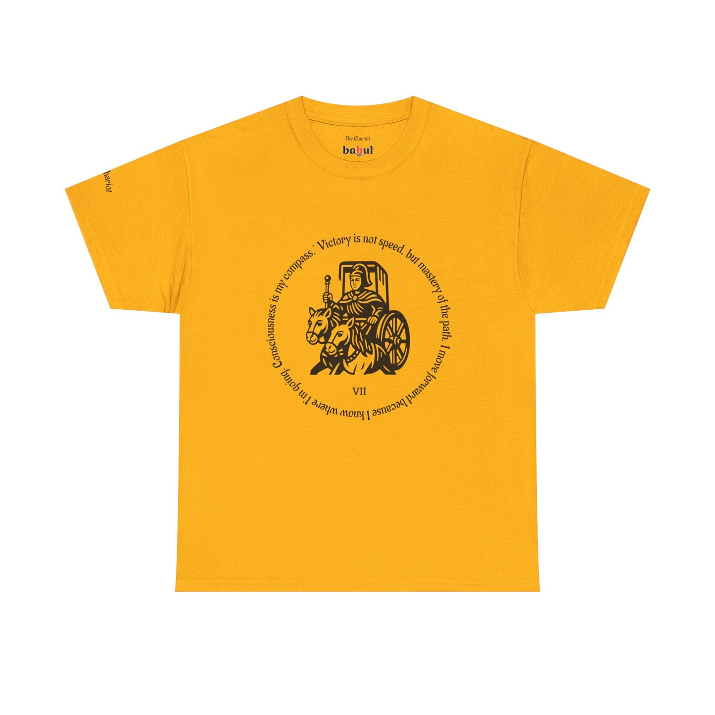 The Chariot - ArcanaPop T-Shirt – Where Tarot Magic Meets Pop Art