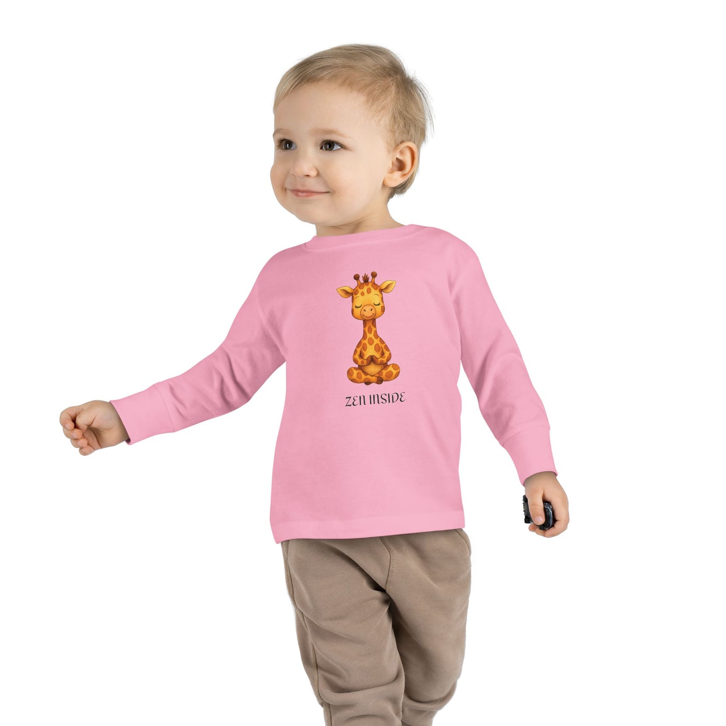 Zen Inside Long Sleeve Tee - GIRAFFE