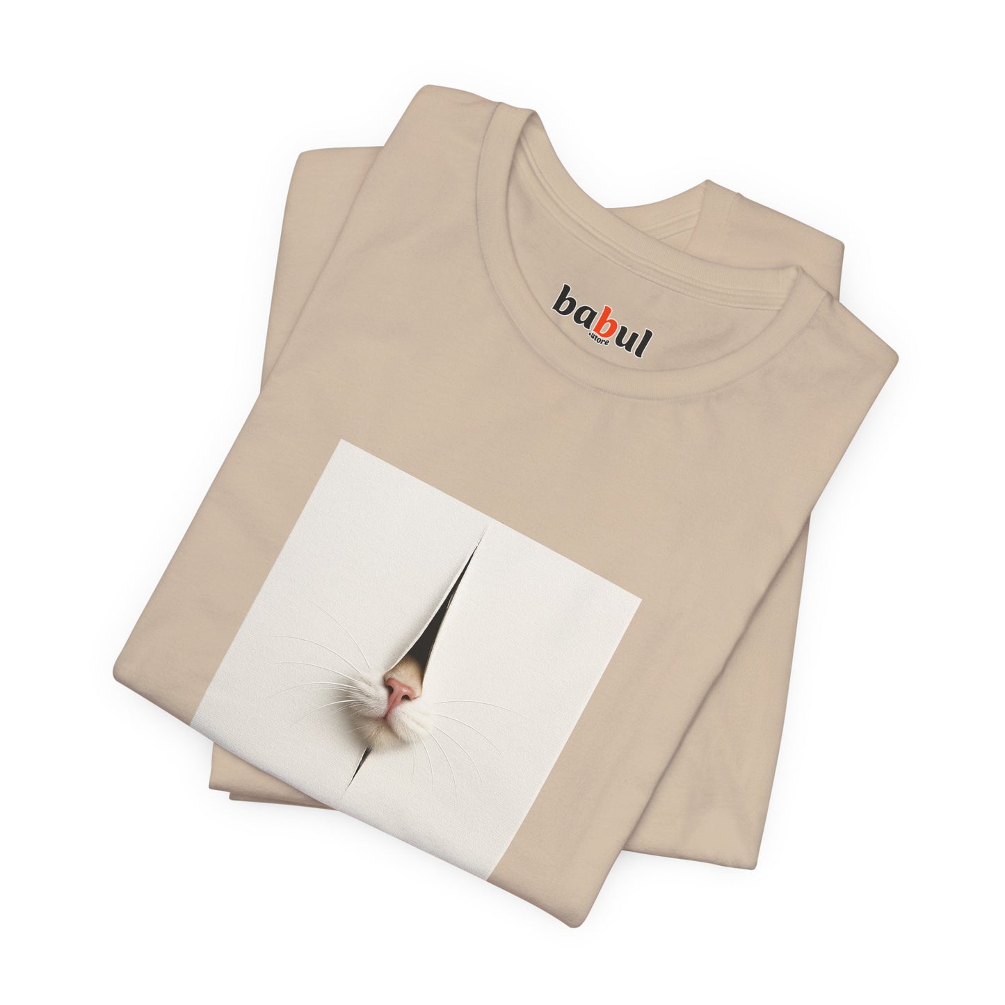 CATART Unisex Jersey Cat T-Shirt - FONTANA - Iconic Painting Reimagined with Cats
