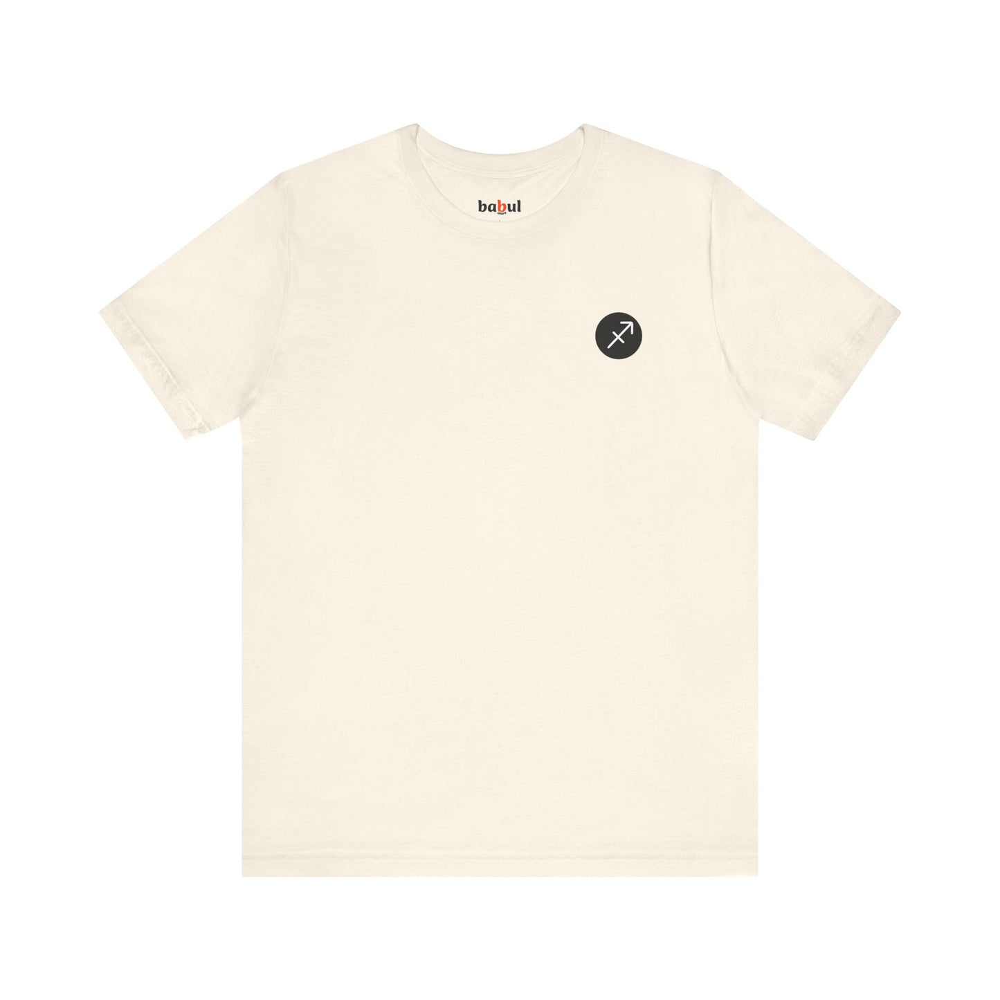 Sagittarius - Gothic Zodiac, Red Graphic on the back T-Shirt. Zodiac in the Shadows