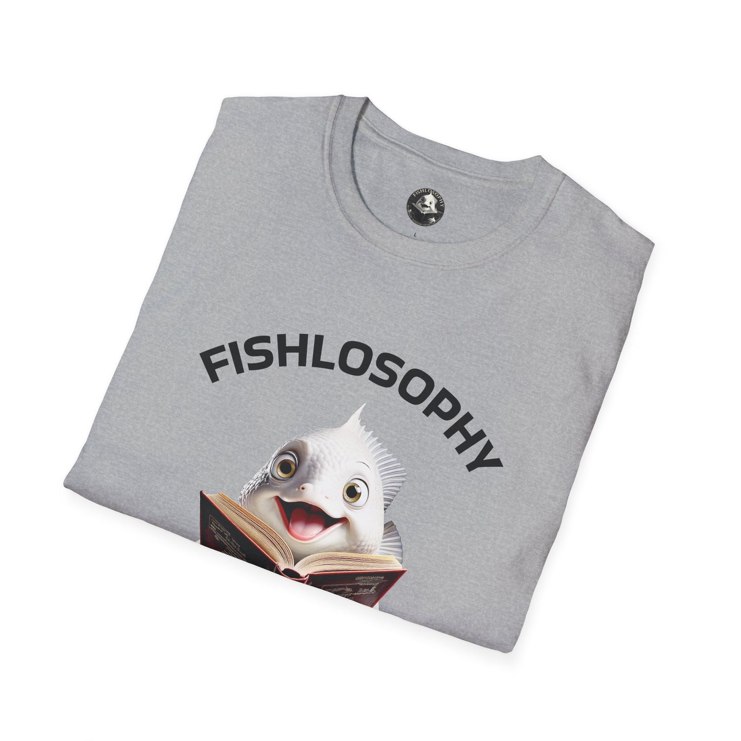 Fishlosophy Unisex T-Shirt - Ocean Vibes and Life's Questions Design - PEARLS OF WISDOM FROM THE FISH WORLD
