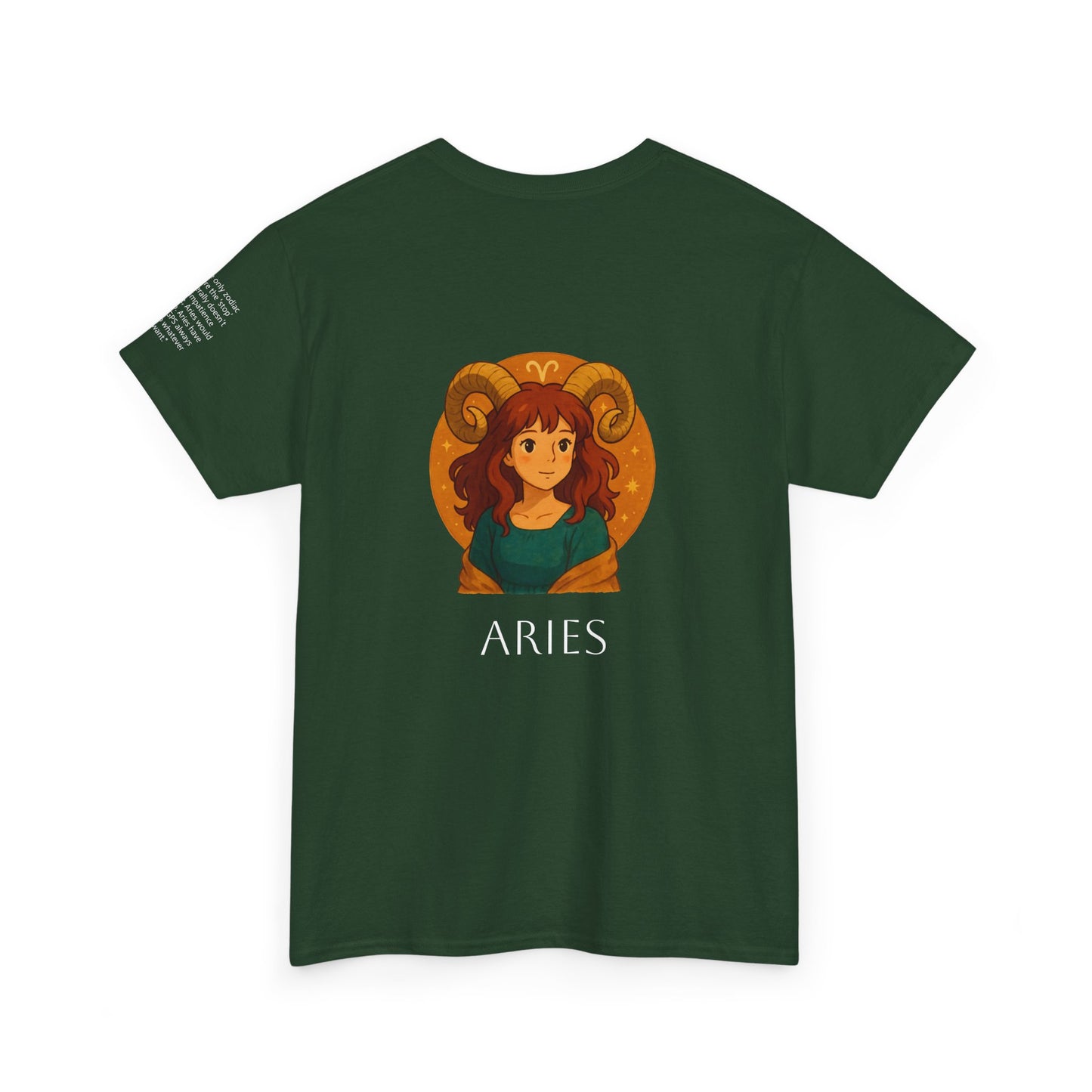 Aries - Dreamy Zodiac T-Shirts – The Magic of the Stars in Ghibli Style